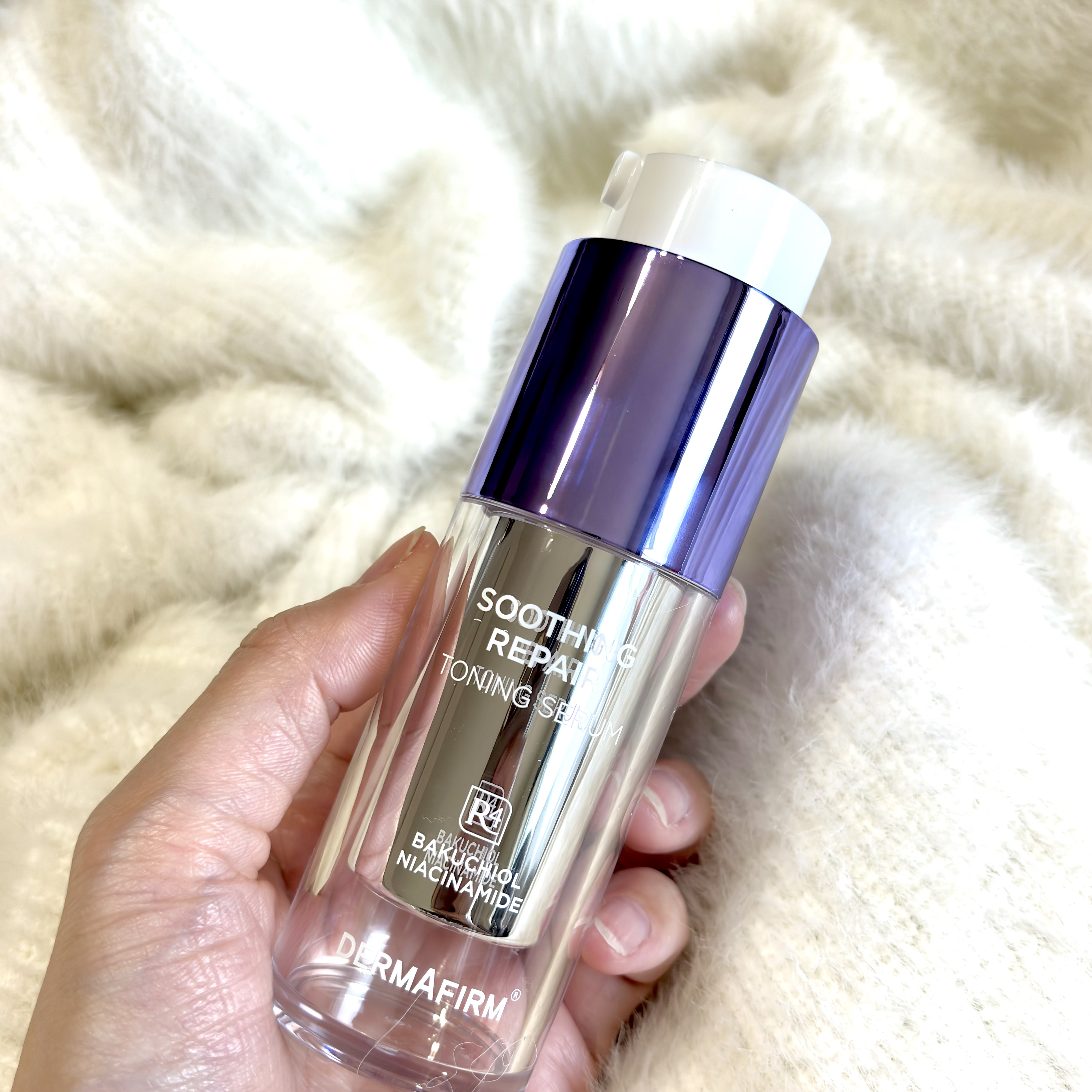SOOTHING REPAIR TONING SERUM R4/ダーマファーム/美容液を使ったクチコミ（2枚目）