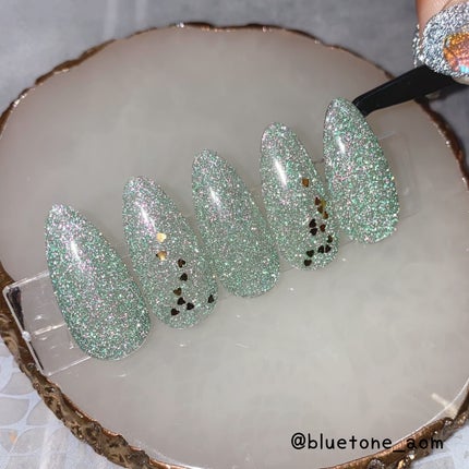 ⋆͛🦖⋆͛aomi on LIPS 「グリーンフラッシュにピンクがチラリ|´︶`*)♡さりげないピン..」(5枚目)