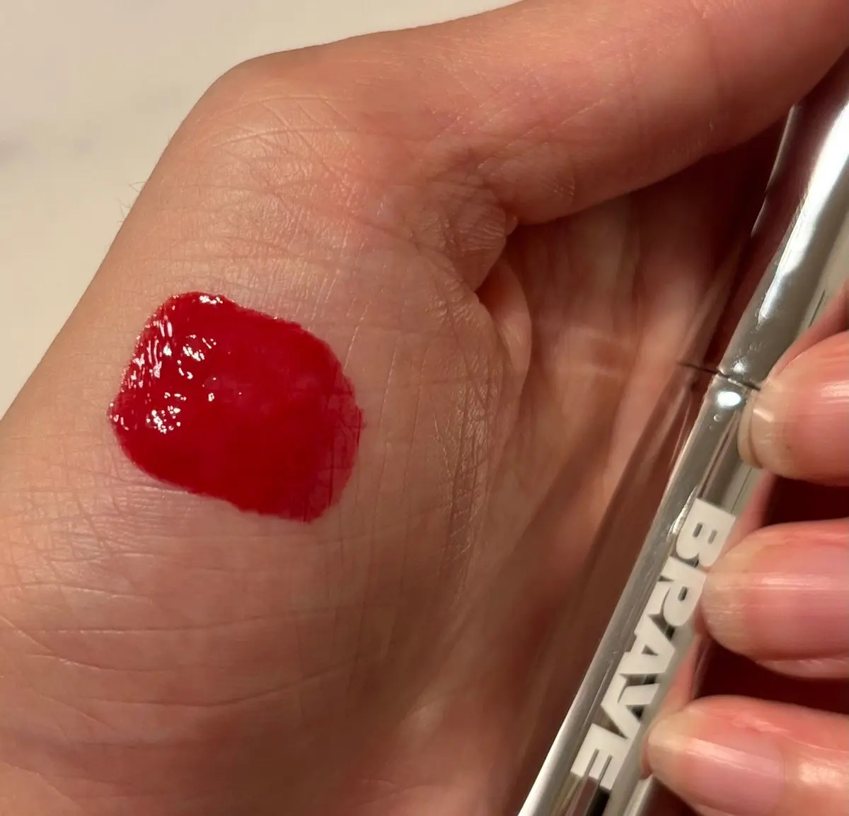 シンウォーターブラーティント/BRAYE/リップティントを使ったクチコミ（2枚目）