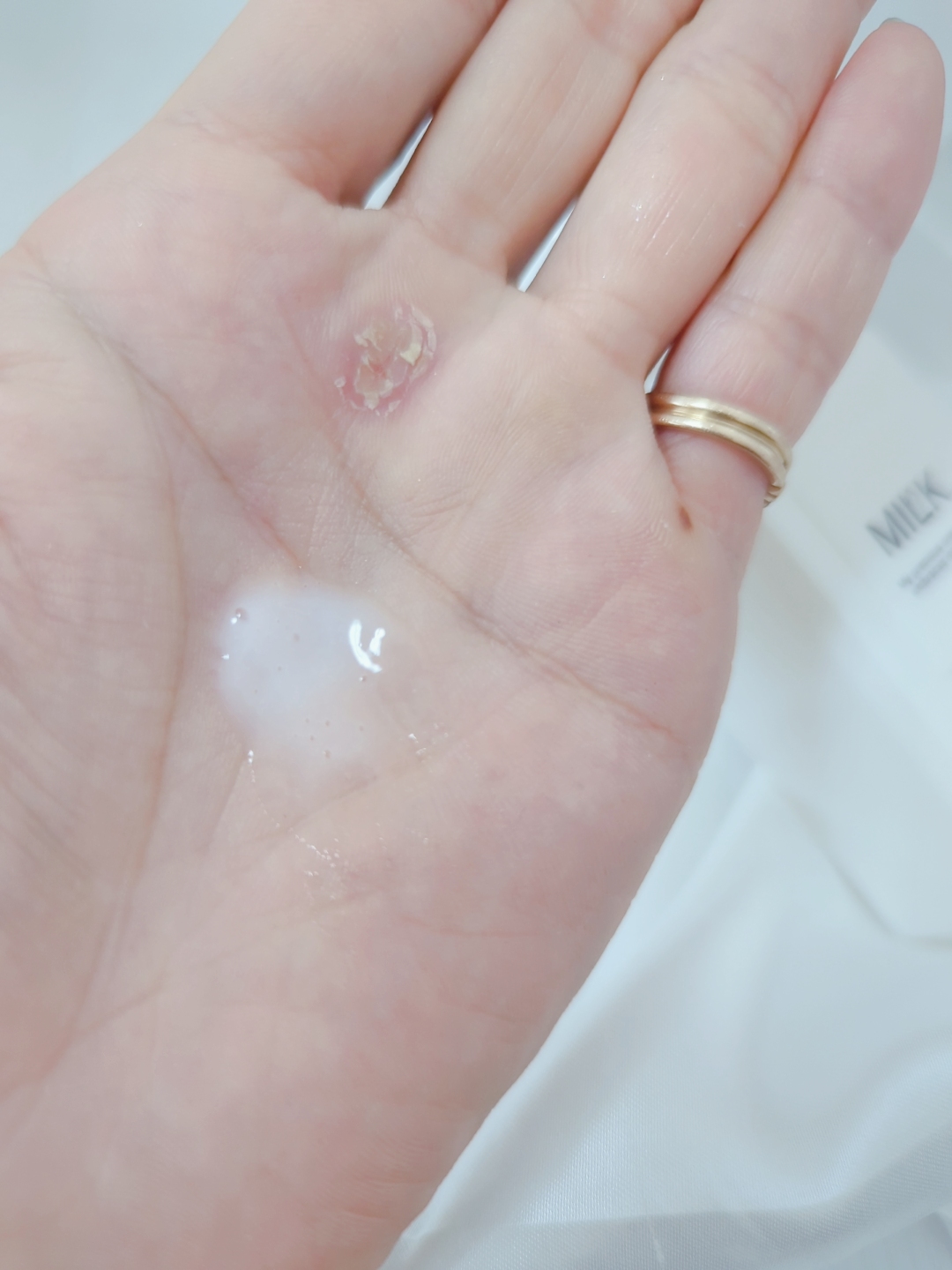 モイストヴェール ヘアミルク＜無香料＞/MILK./ヘアミルクを使ったクチコミ（2枚目）