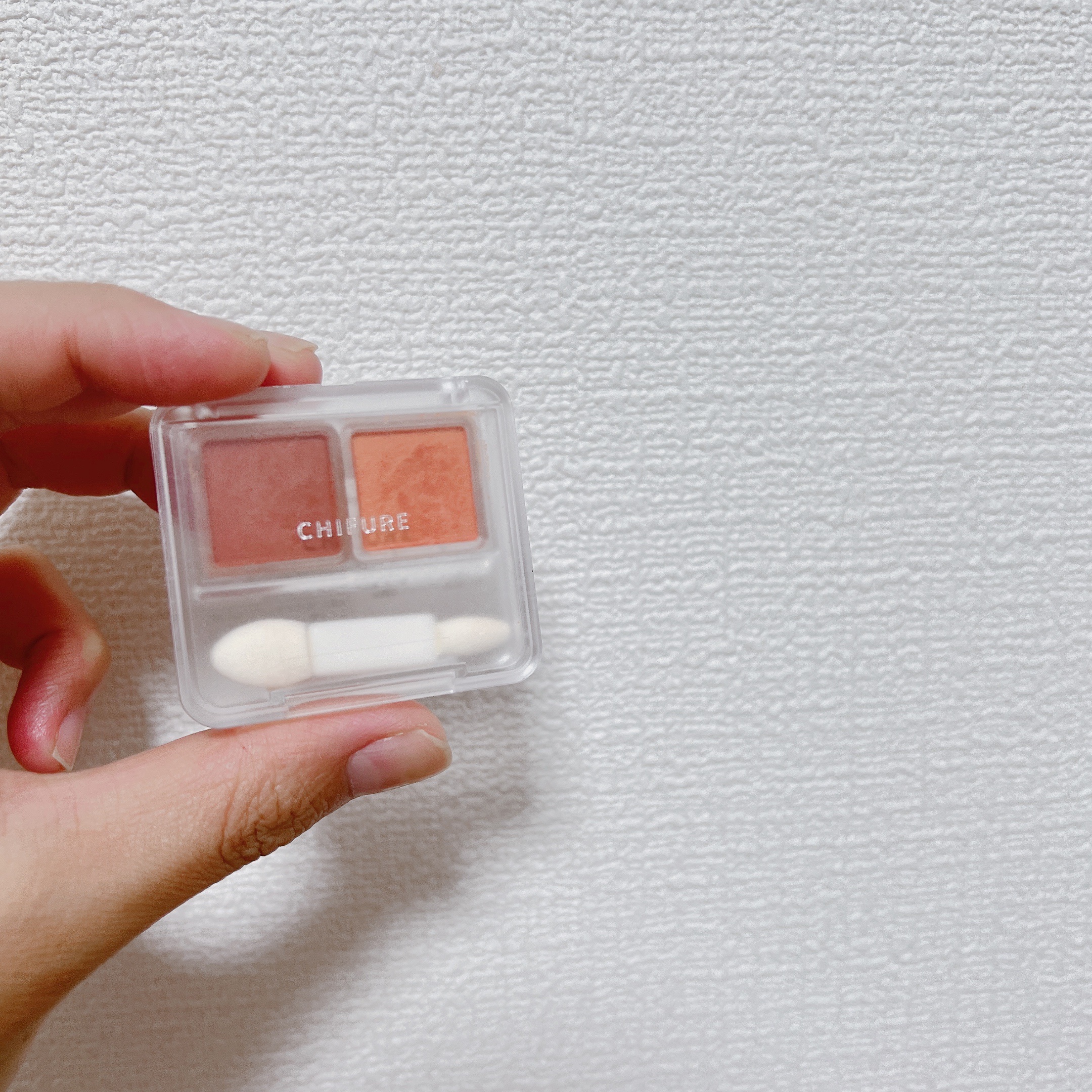 ツイン カラー アイシャドウ 42 オレンジ系/ちふれ/アイシャドウパレットを使ったクチコミ（1枚目）