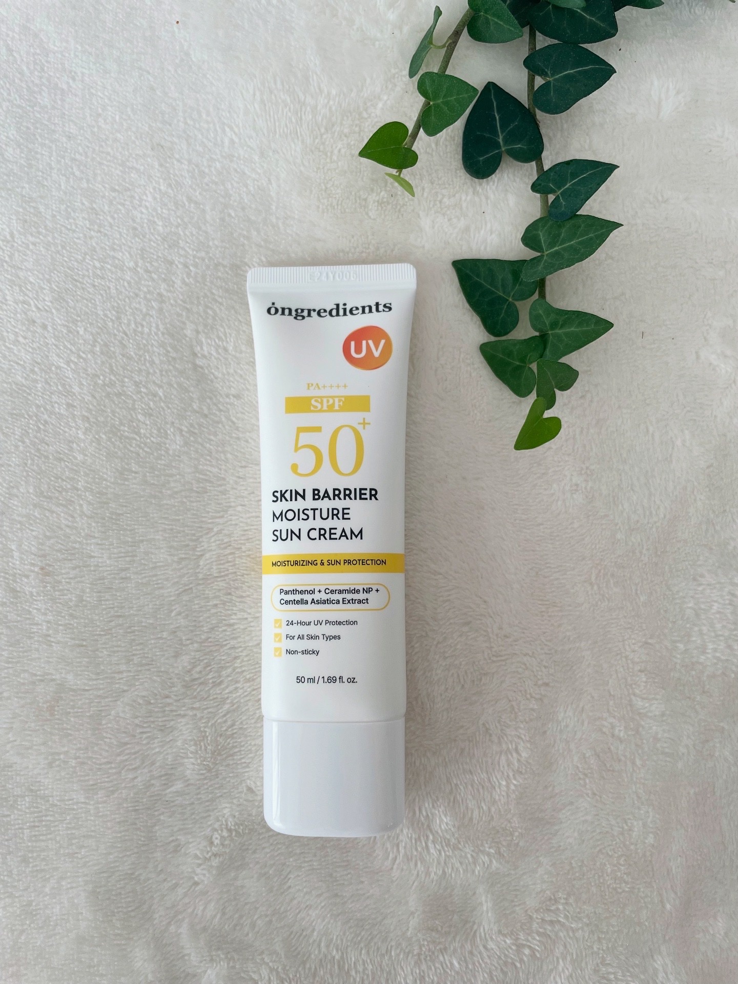 スキンバリアモイスチャーサンクリーム/Ongredients/日焼け止めクリームを使ったクチコミ（1枚目）