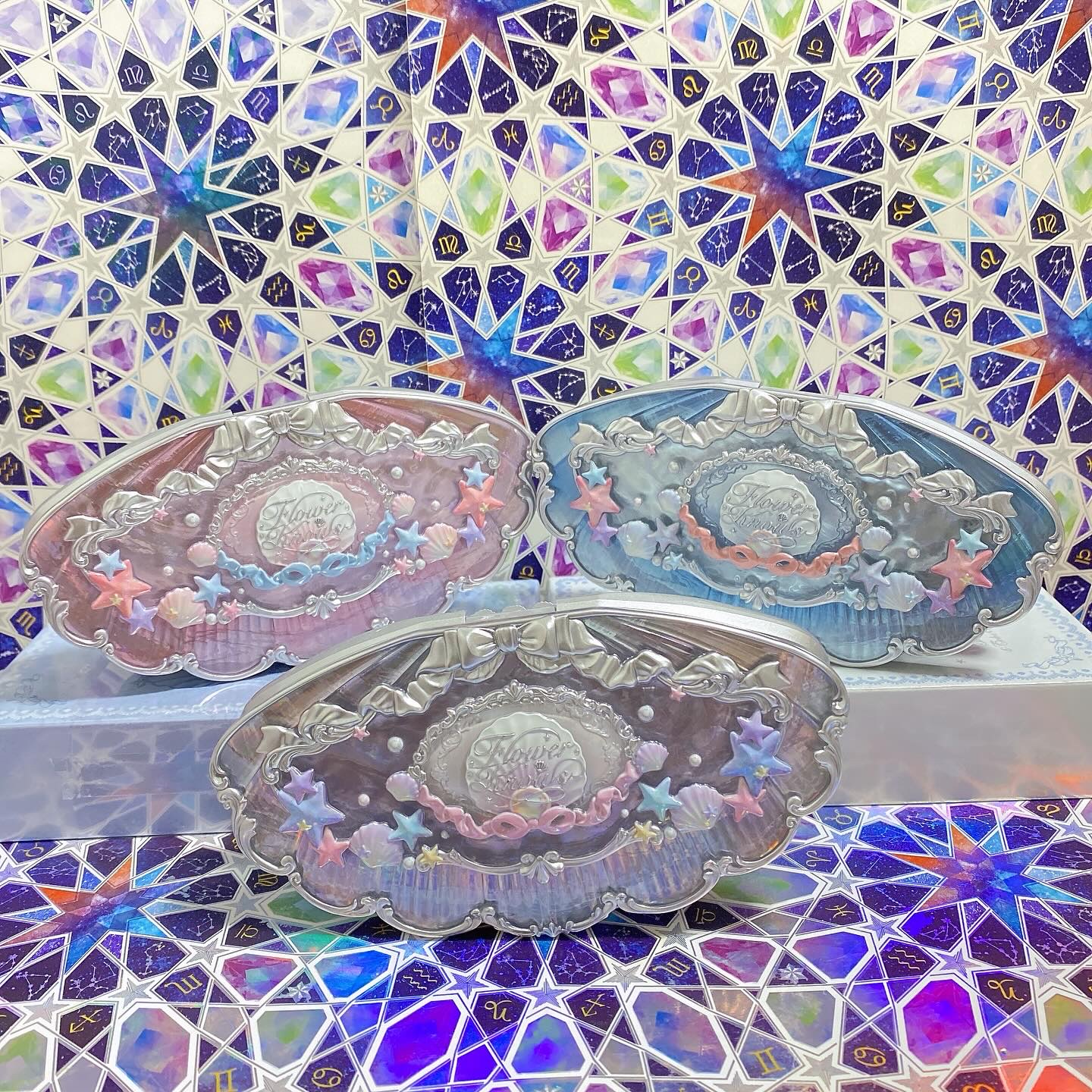 シェルズジュエルコレクション 6色アイシャドウパレット/FlowerKnows/アイシャドウパレットを使ったクチコミ（2枚目）