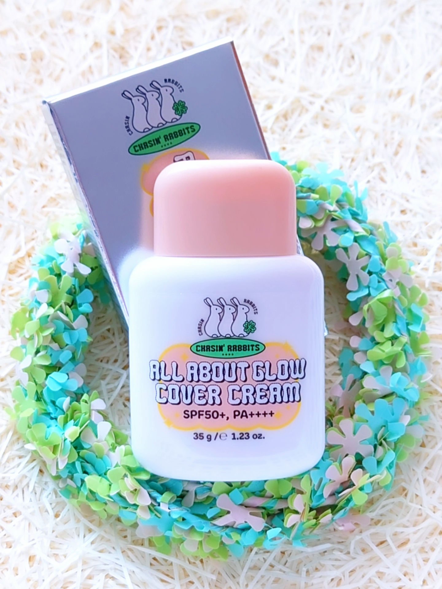 オールアバウトグロウカバークリーム/CHASIN'RABBITS/日焼け止めクリームを使ったクチコミ（1枚目）