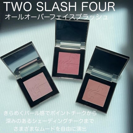 オールオーバーフェイスブラッシュ/TWO SLASH FOUR/パウダーチークを使ったクチコミ(2枚目)