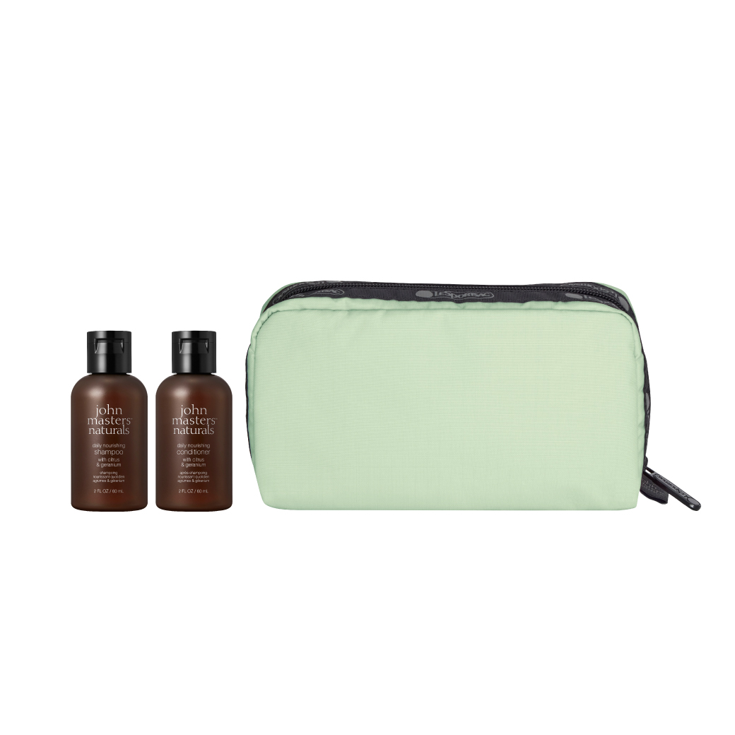 2025/10/2発売 john masters organics LeSportsac × john masters organics hair trial gift