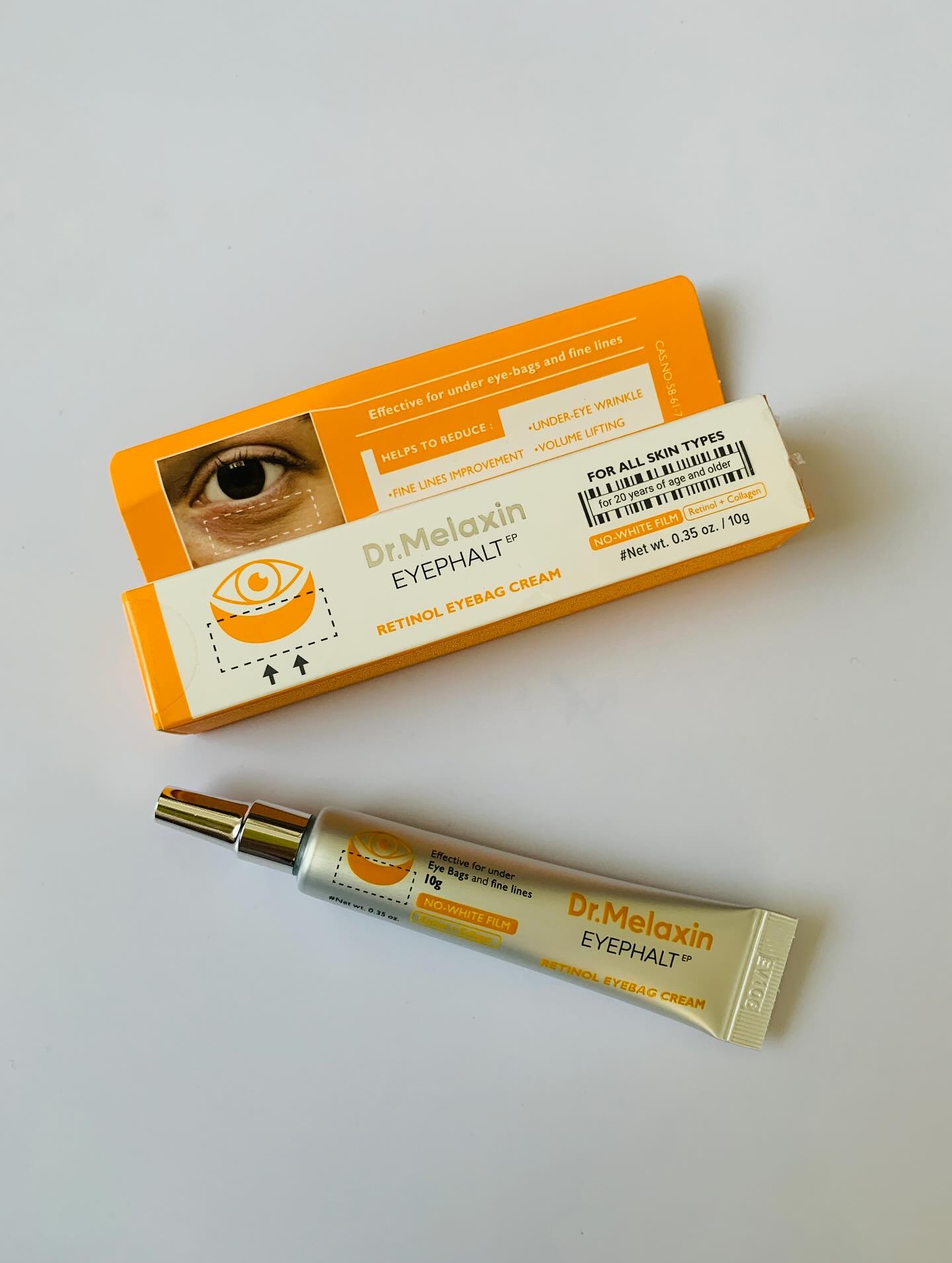 レチノールアイファルトアイバッククリーム/Dr.Melaxin/アイケア・アイクリームを使ったクチコミ（2枚目）