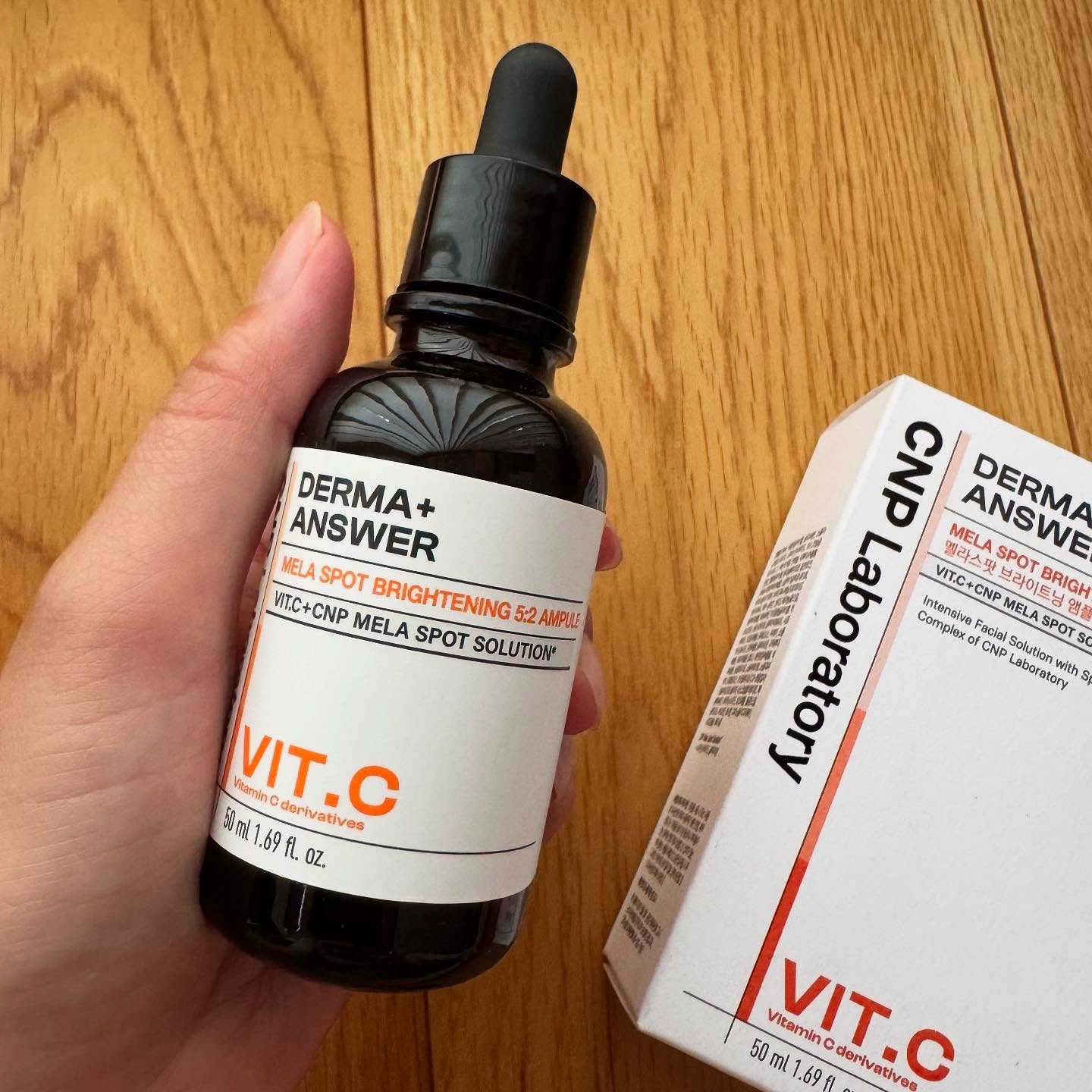 ダーマアンサー メラスポット ブライトニングアンプル/CNP Laboratory/美容液を使ったクチコミ（2枚目）