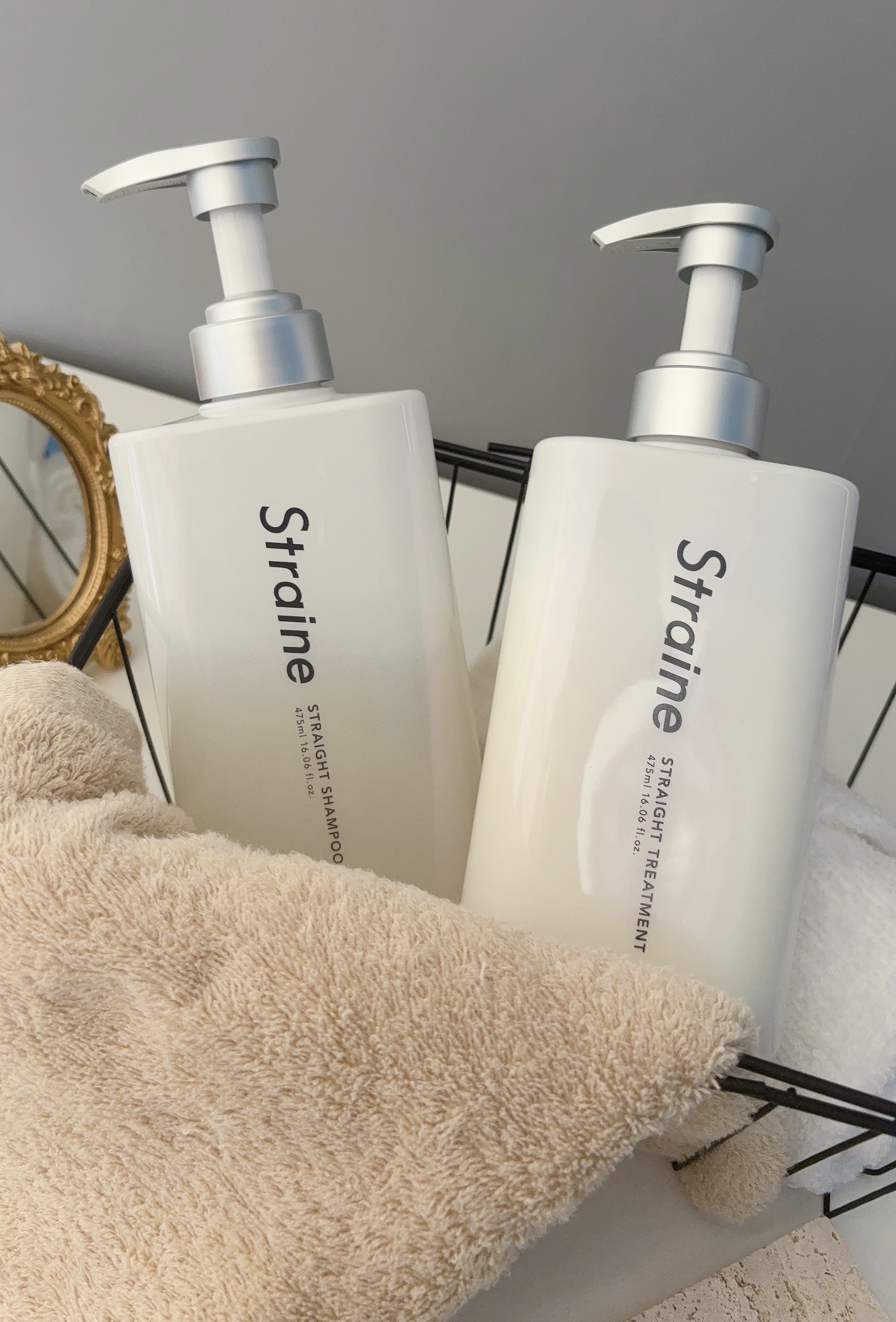 ストレートシャンプー/ストレートトリートメント ホワイトブロッサムの香り/Straine/市販シャンプーを使ったクチコミ（3枚目）