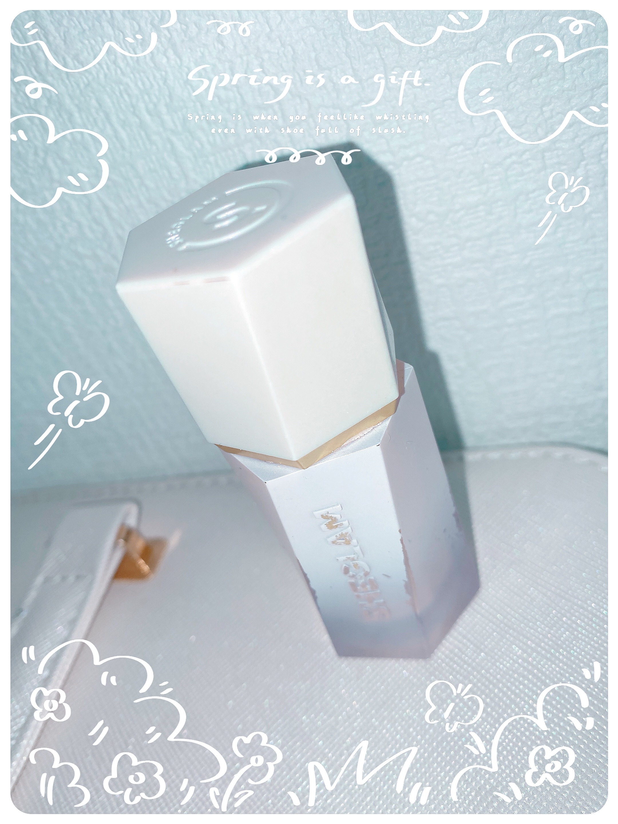 グロウブルーム リキッドハイライター バニラフロスト(Vanilla Frost)/SHEGLAM/リキッドハイライトを使ったクチコミ（1枚目）