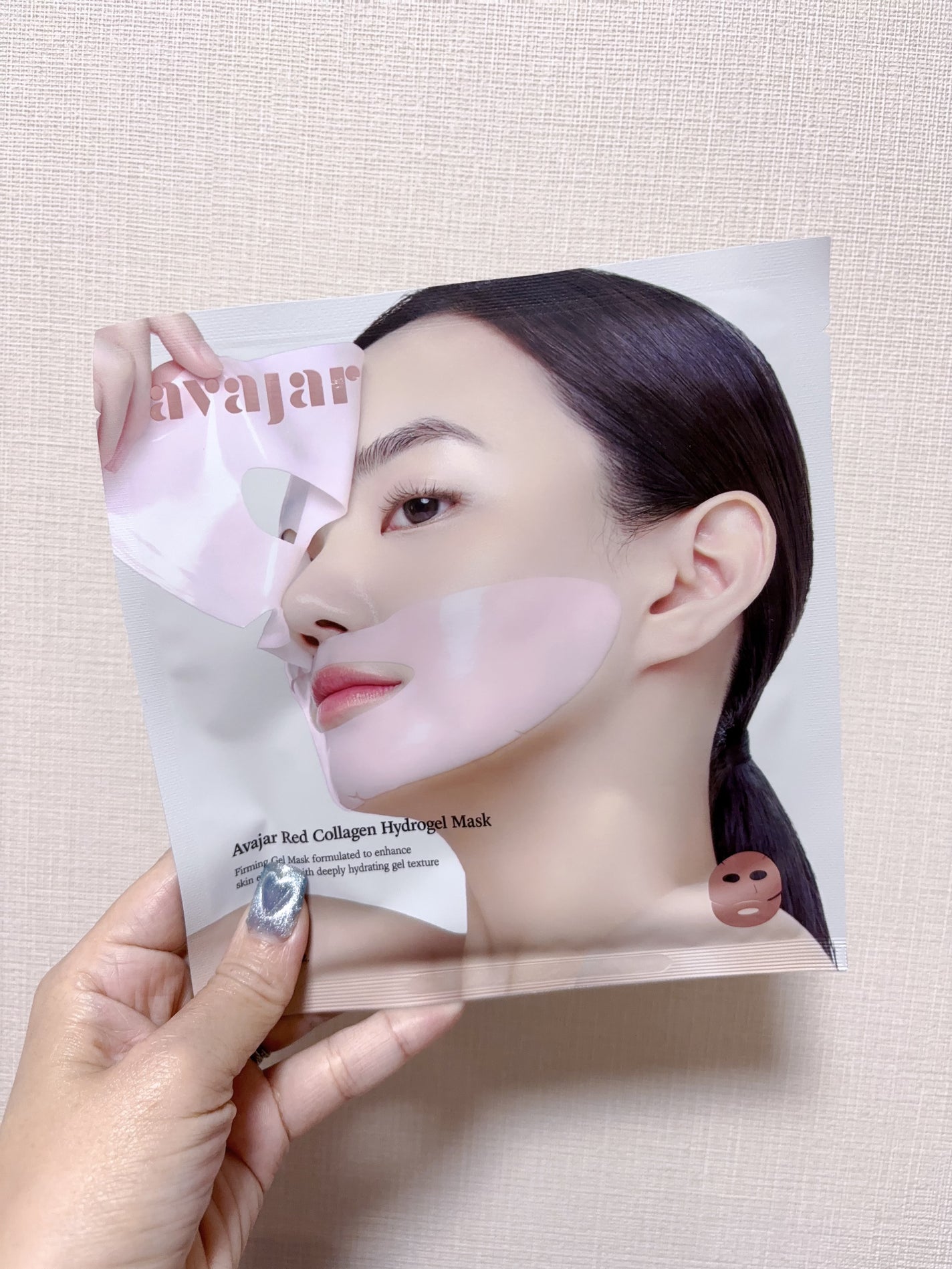 レッドコラーゲンハイドロゲルマスク/avajar/シートマスク・パックを使ったクチコミ(3枚目)
