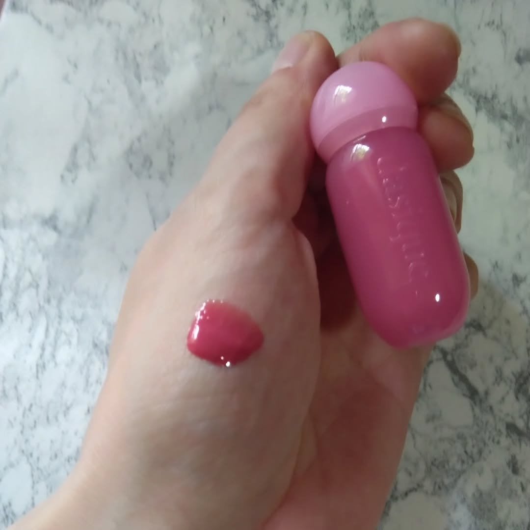 ジューシーデューイグロウティントミニ/dasique/リップティントを使ったクチコミ(3枚目)