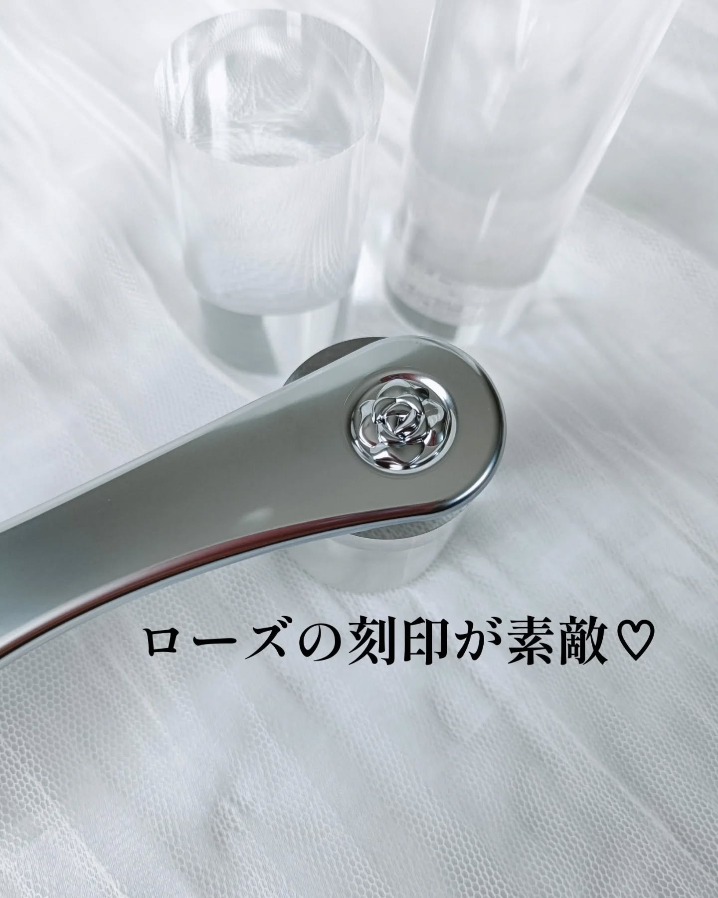 LumiKA+ プラチナローズコームのクチコミ「\自分へのご褒美にもオススメ✨/
 @lumikaplus のプラチナローズコームを使用しまし.....」（3枚目）