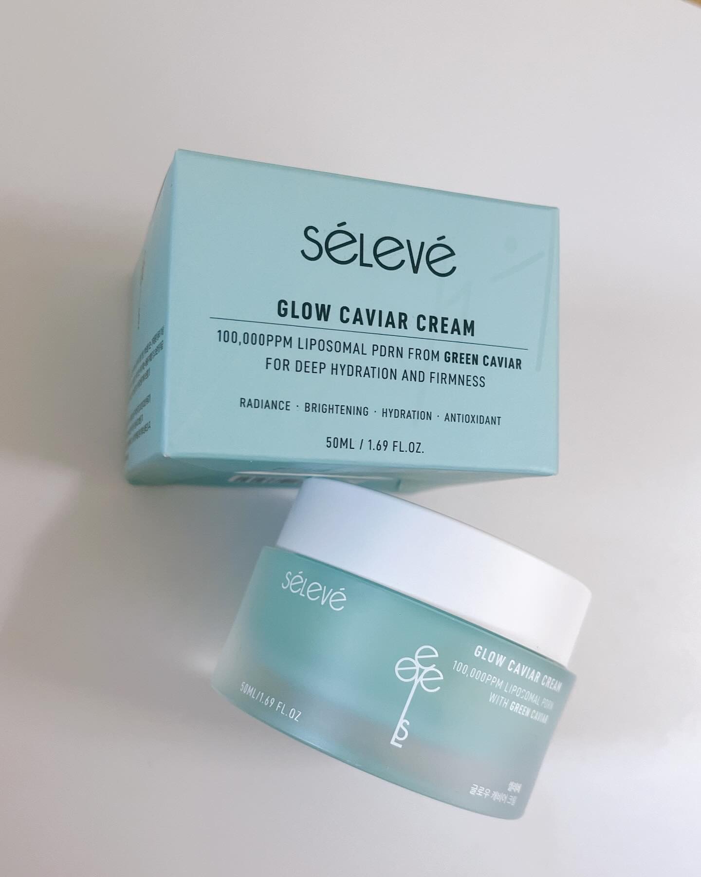 グロウキャビアクリーム/SELEVE/フェイスクリームを使ったクチコミ（2枚目）
