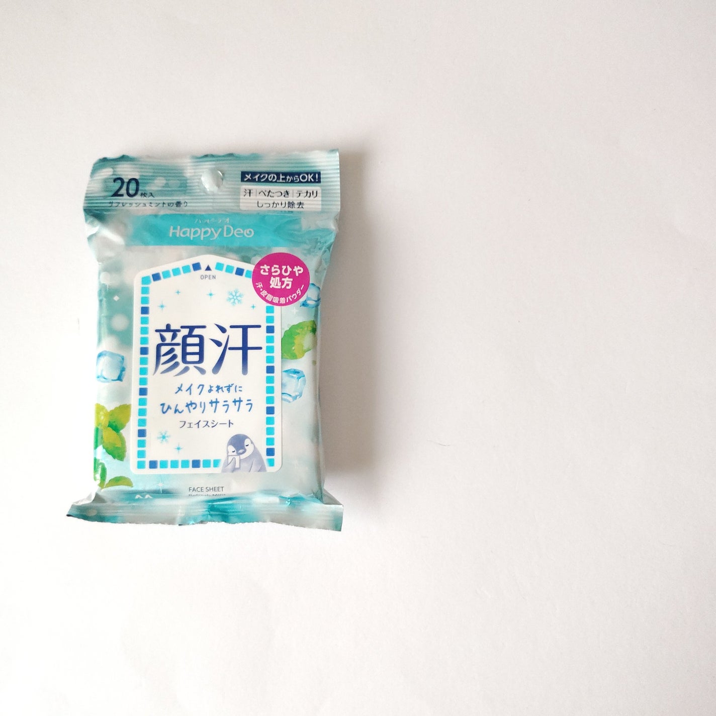 ハッピーデオ フェイスシート リフレッシュミント/マンダム/フェイスシートを使ったクチコミ(1枚目)