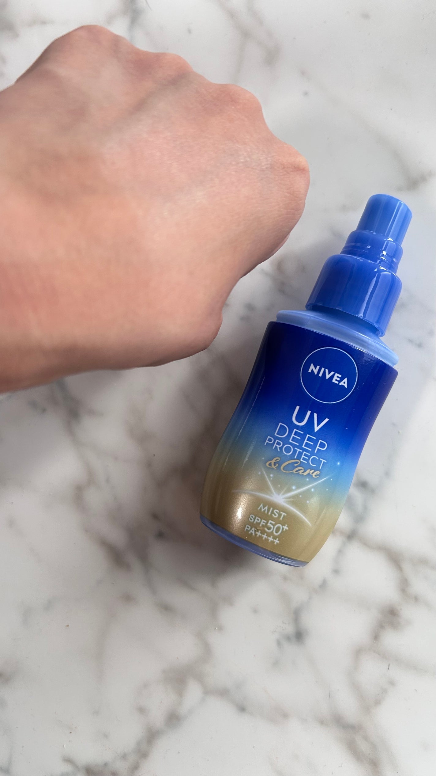 ニベアUV ディーププロテクト&ケア ミルクミスト/ニベア/日焼け止めミスト・スプレーを使ったクチコミ(3枚目)