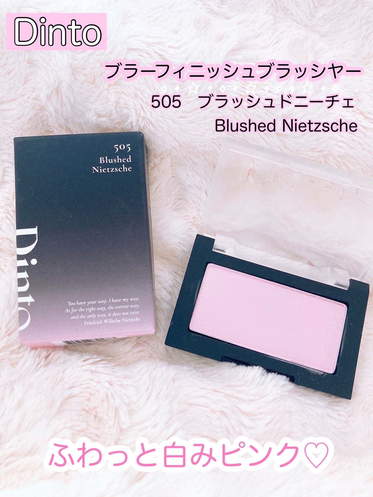 ブラーフィニシュブラッシャー/Dinto/パウダーチークを使ったクチコミ(1枚目)