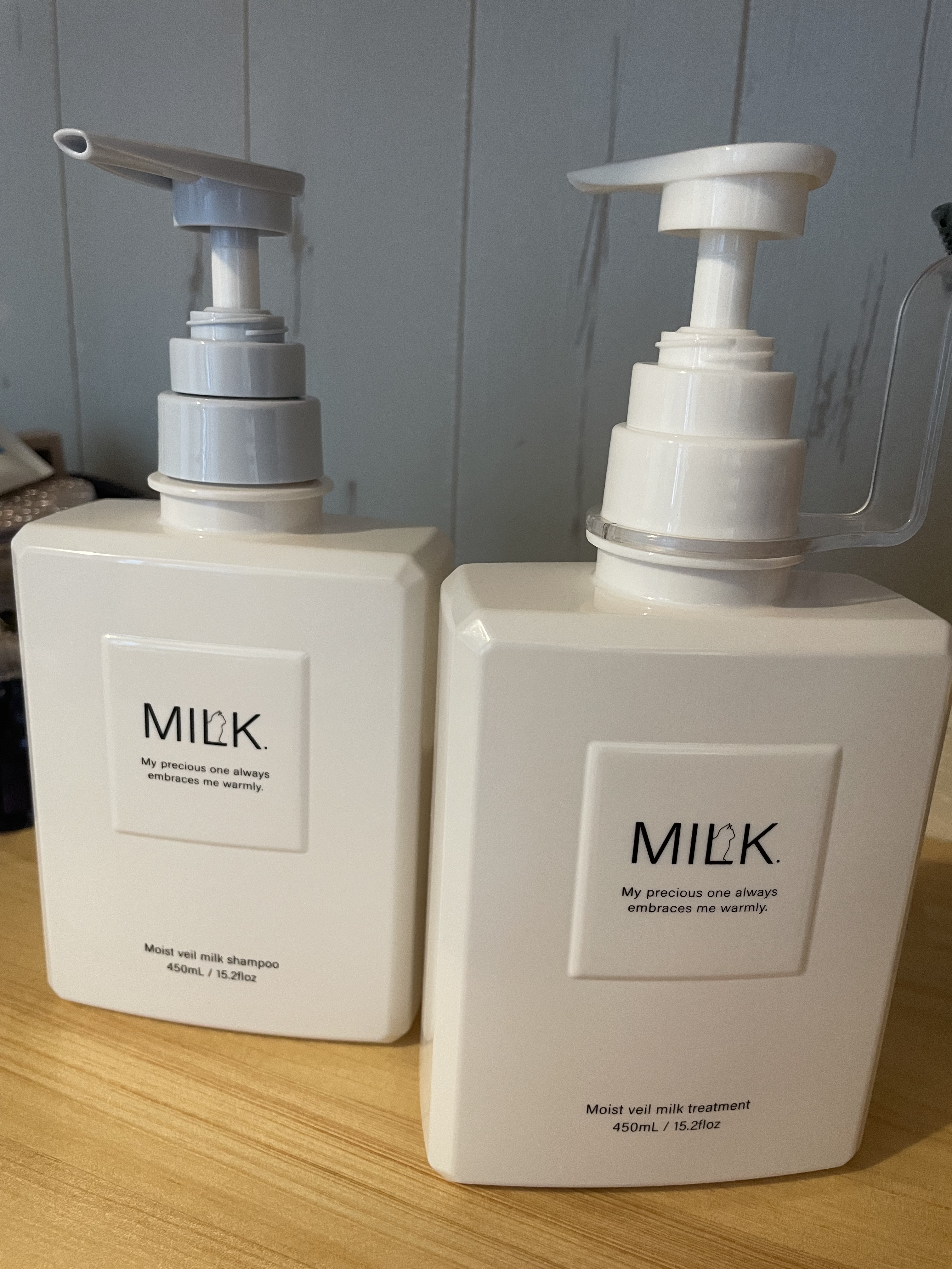 モイストヴェール シャンプー/トリートメント＜無香料＞/MILK./市販シャンプーを使ったクチコミ（1枚目）