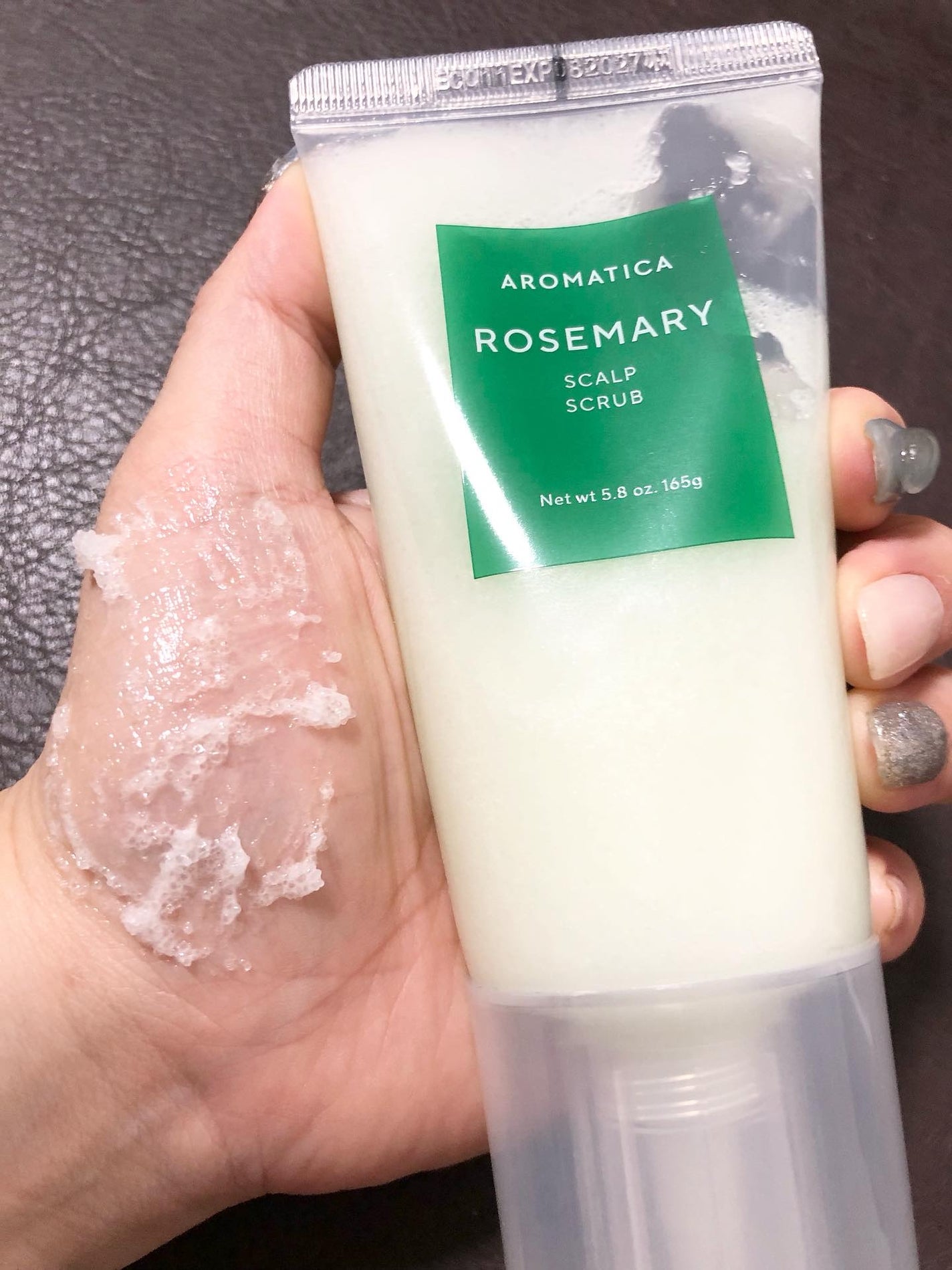 ローズマリー スカルプ スクラブ/AROMATICA/ヘッドスクラブを使ったクチコミ(4枚目)