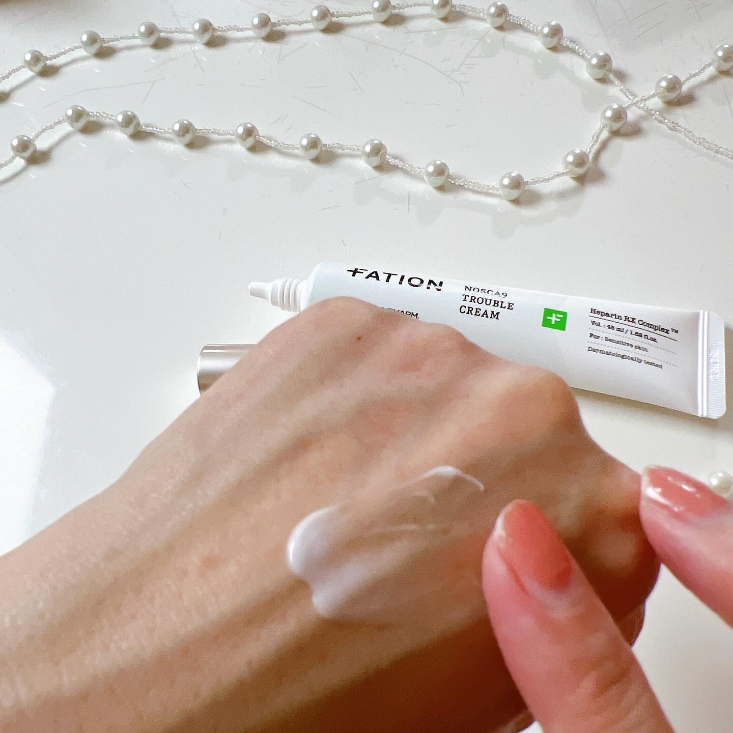 ノスカナイン トラブルクリーム/FATION/フェイスクリームを使ったクチコミ（3枚目）