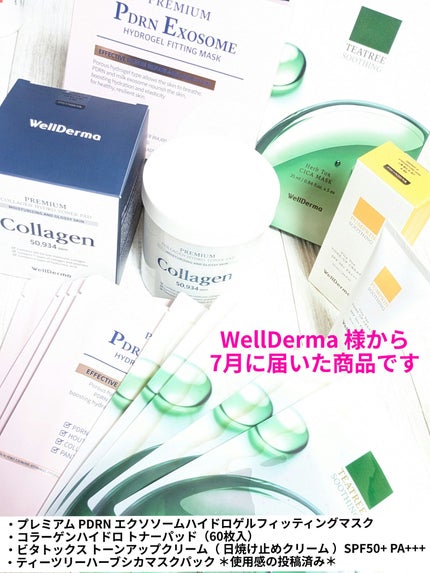 ティーツリーハーブシカマスクパック/WellDerma/シートマスク・パックを使ったクチコミ(1枚目)