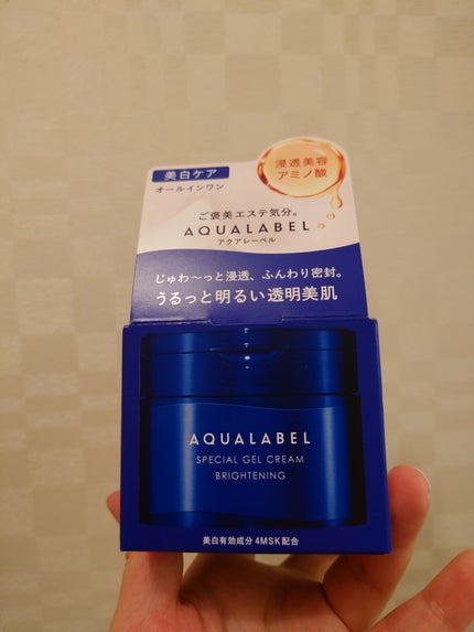 スペシャルジェルクリーム EX (ブライトニング) /アクアレーベル/オールインワン化粧品を使ったクチコミ(1枚目)