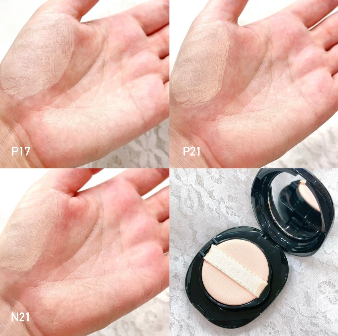 プベルグロウクッション ミニ/EITHER&/クッションファンデーションを使ったクチコミ(2枚目)