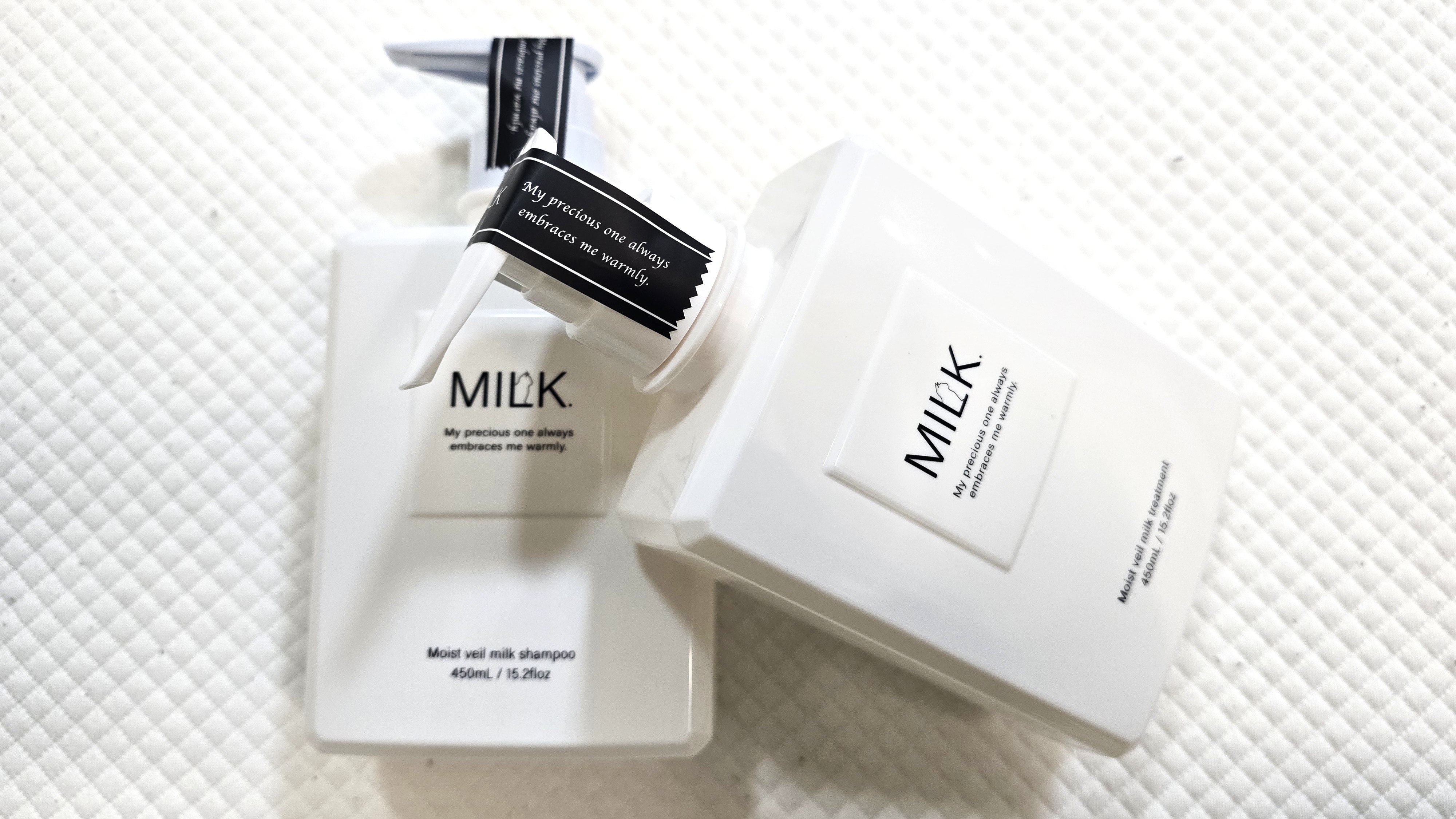 モイストヴェール シャンプー/トリートメント＜無香料＞ シャンプー450mL/MILK./市販シャンプーを使ったクチコミ（2枚目）