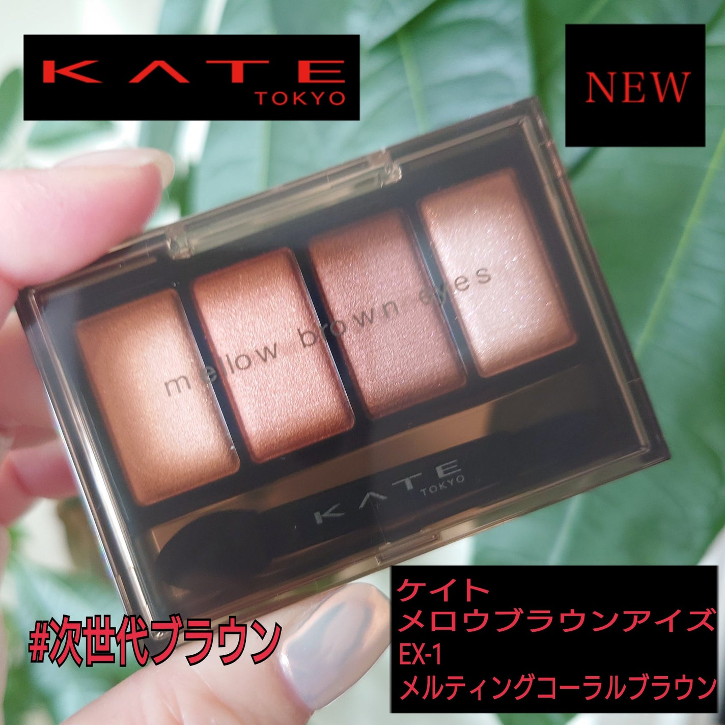 ケイト メロウブラウンアイズ/KATE/アイシャドウパレットを使ったクチコミ(1枚目)