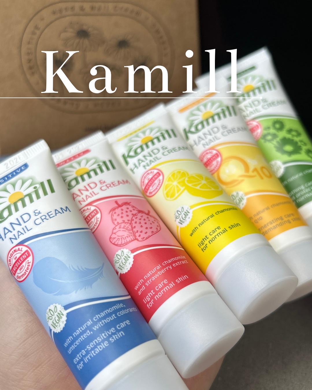 ハンド＆ネイルクリームミニ 企画セット30ml*5/カミール/その他キットセットを使ったクチコミ（1枚目）