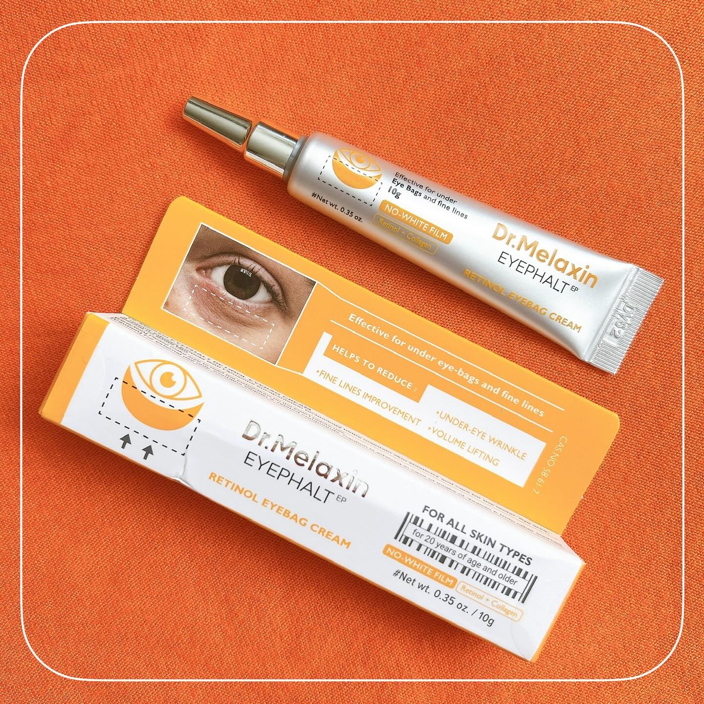 レチノールアイファルトアイバッククリーム/Dr.Melaxin/アイケア・アイクリームを使ったクチコミ（1枚目）