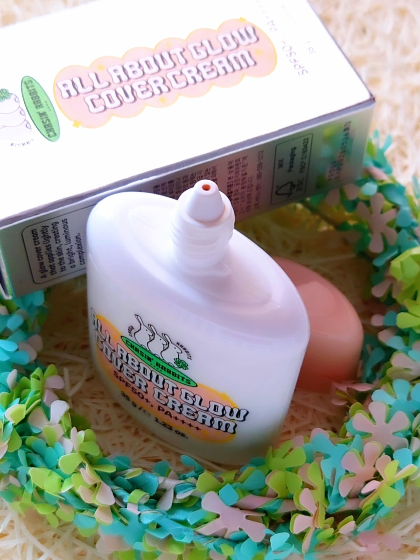 オールアバウトグロウカバークリーム/CHASIN'RABBITS/日焼け止めクリームを使ったクチコミ（2枚目）