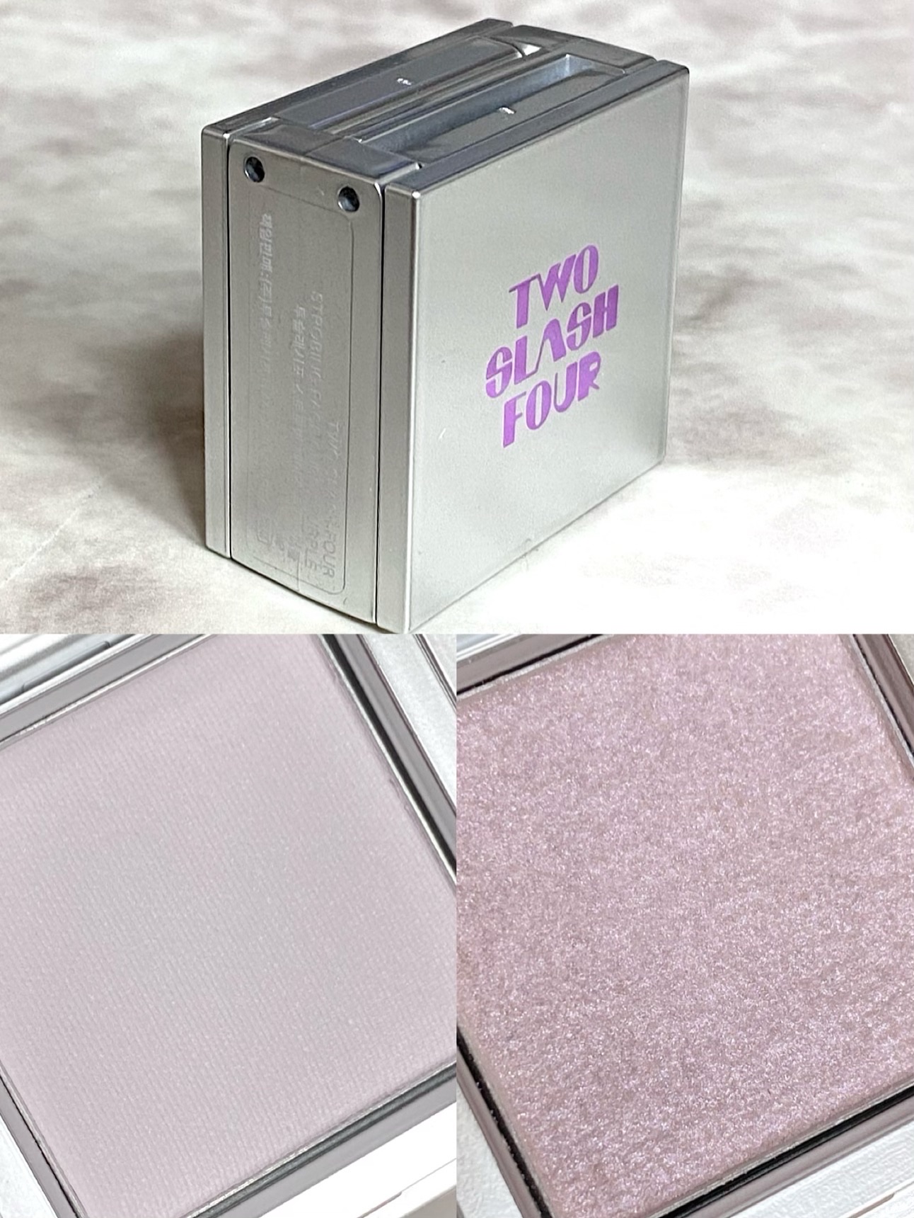 ストロビングフェイスキューブ/TWO SLASH FOUR/ハイライトを使ったクチコミ（2枚目）