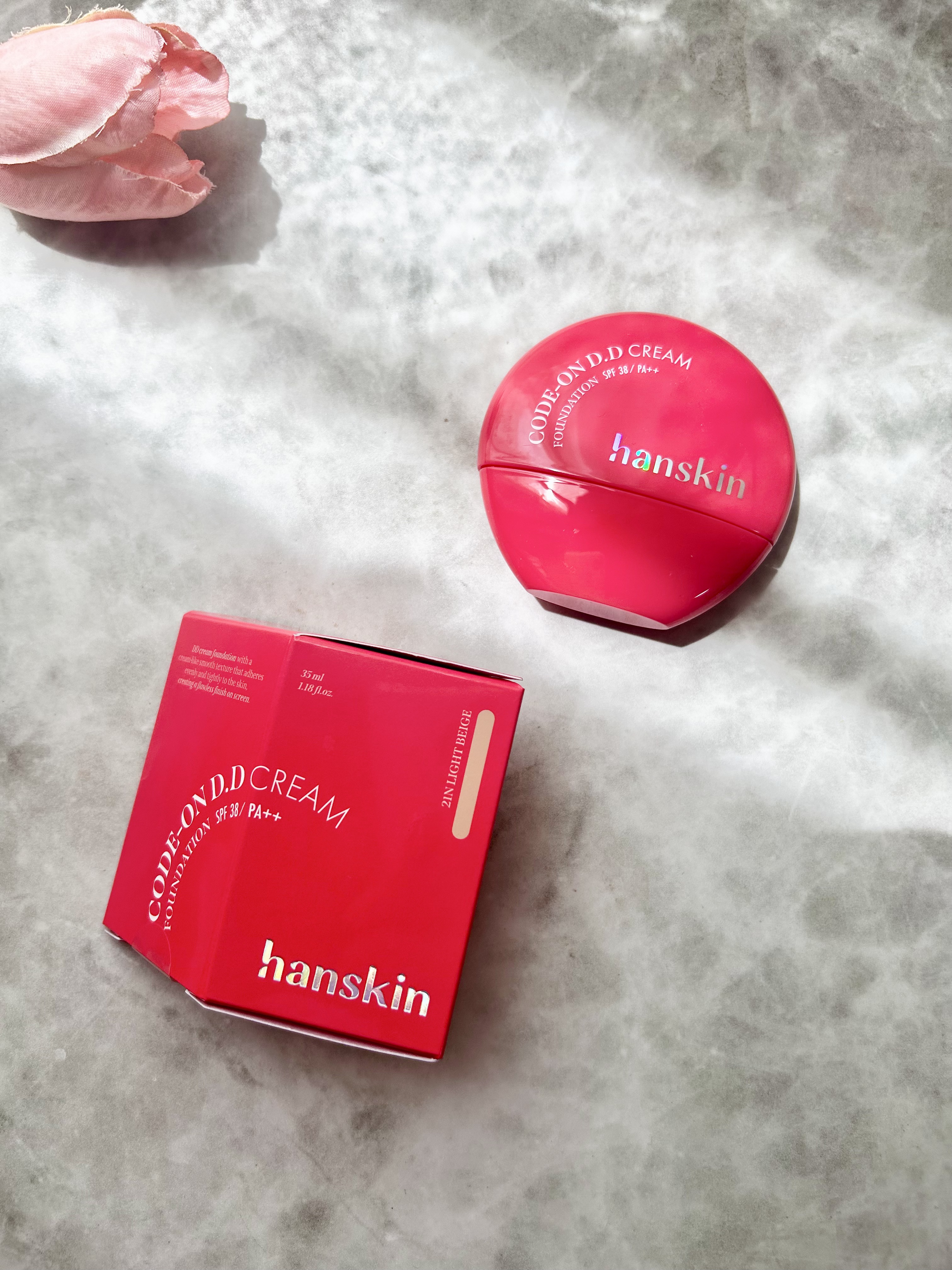 CODEON DDクリームファンデーション/ハンスキン/クリーム・エマルジョンファンデーションを使ったクチコミ（2枚目）