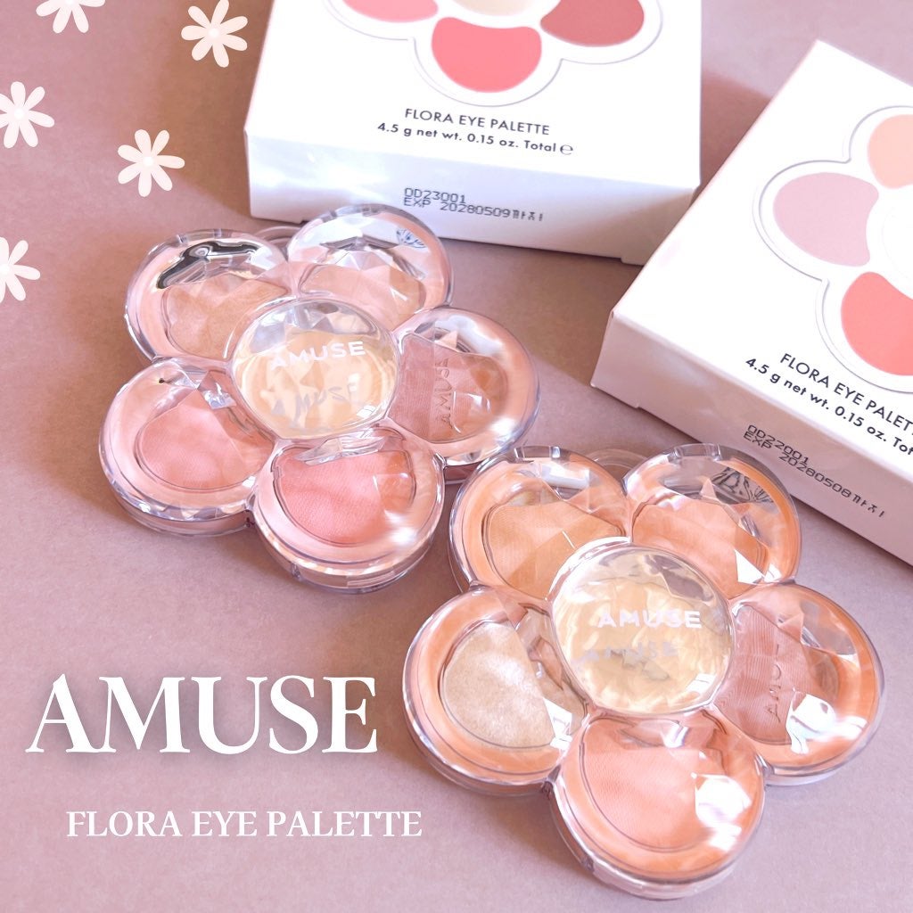 フローラアイパレット/AMUSE/アイシャドウを使ったクチコミ(1枚目)