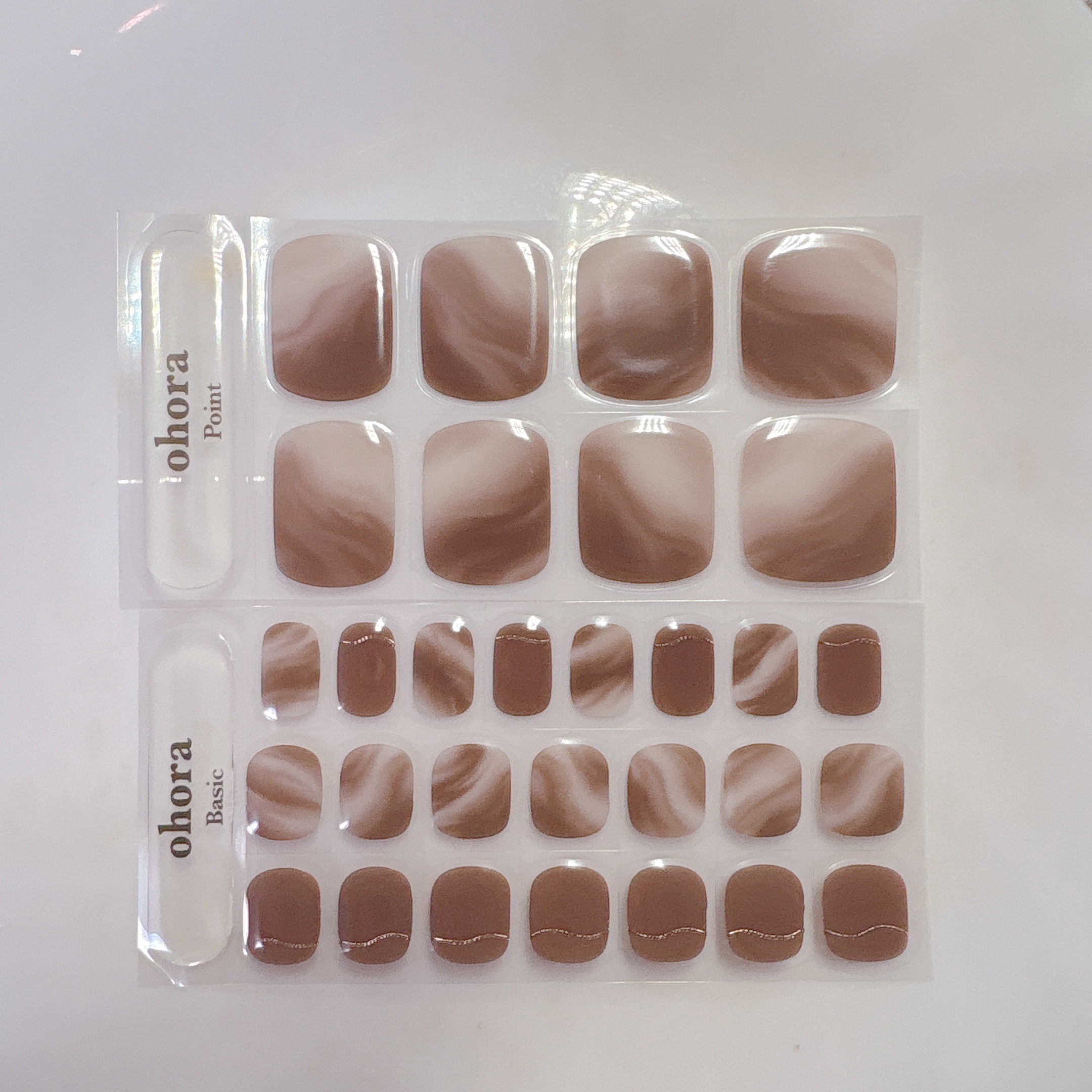 セミキュアジェルネイル（ハンド）/ohora/ネイルシールを使ったクチコミ（3枚目）