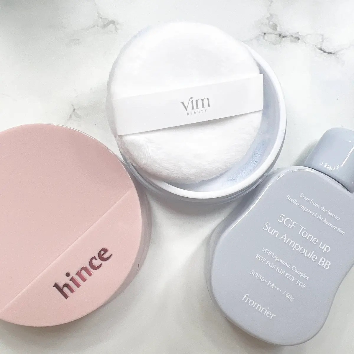 キープ コンフィデンス パウダー クリアブルー/vim BEAUTY/ルースパウダーを使ったクチコミ（2枚目）