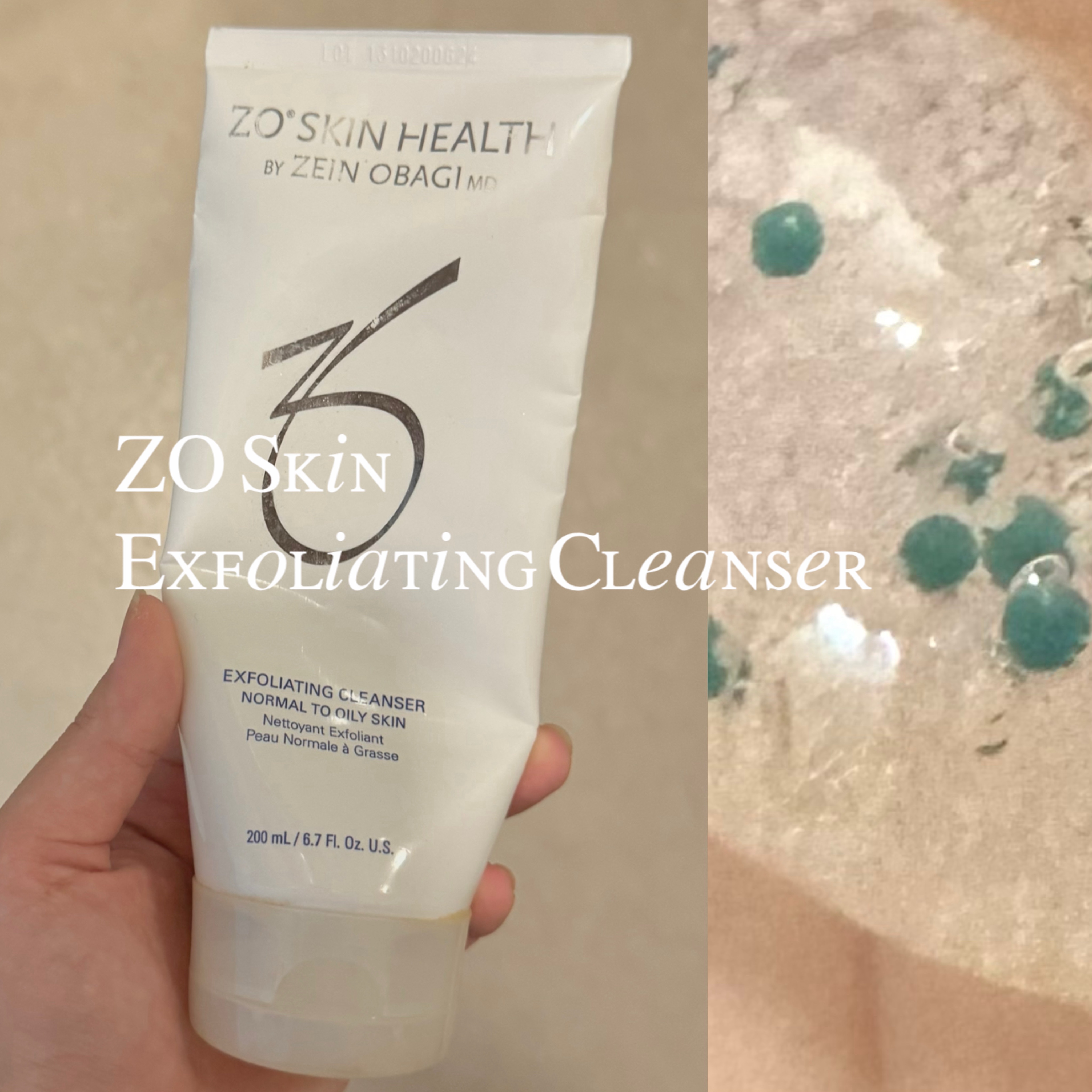 エクスフォリエーティングクレンザー レギュラーサイズ （200ml）/ZO Skin Health/洗顔フォームを使ったクチコミ（1枚目）