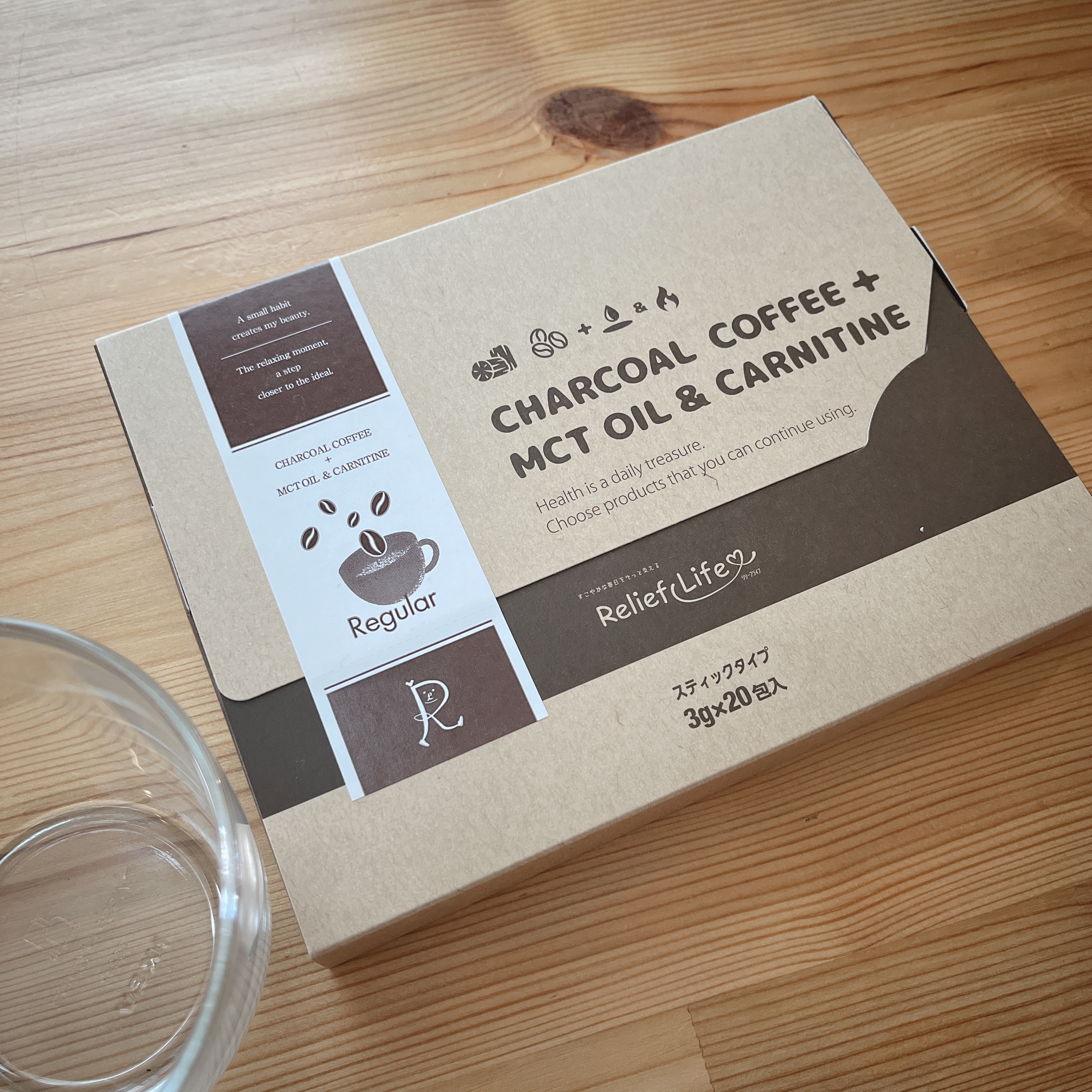 チャコールコーヒー/リリーフライフ/バランス栄養食を使ったクチコミ（3枚目）