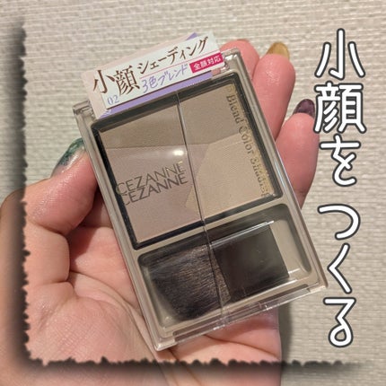 ブレンドカラーシェーディング/CEZANNE/シェーディングを使ったクチコミ(1枚目)