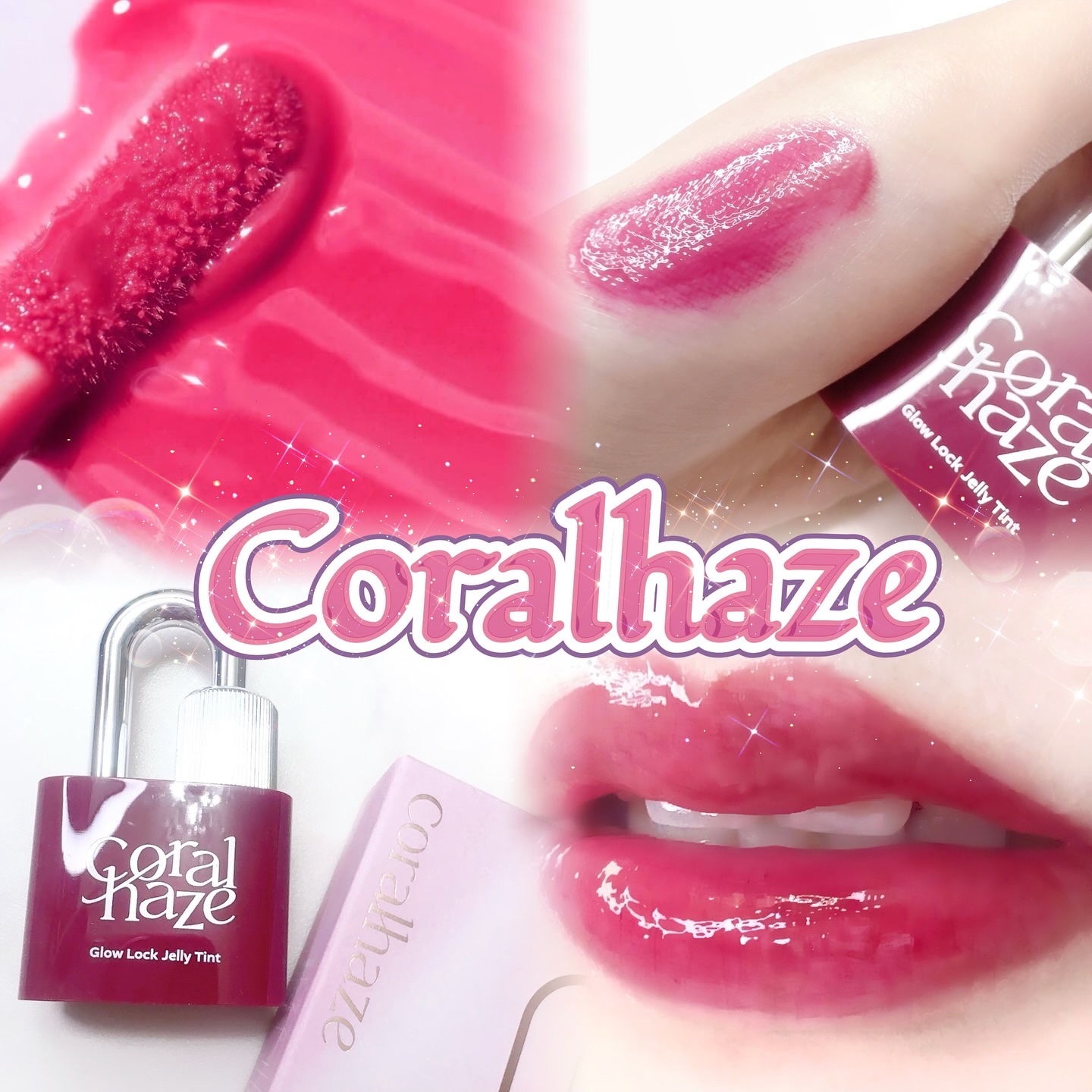 グロウロックゼリーティント 108 ジューシー/Coralhaze/リップティントを使ったクチコミ（1枚目）