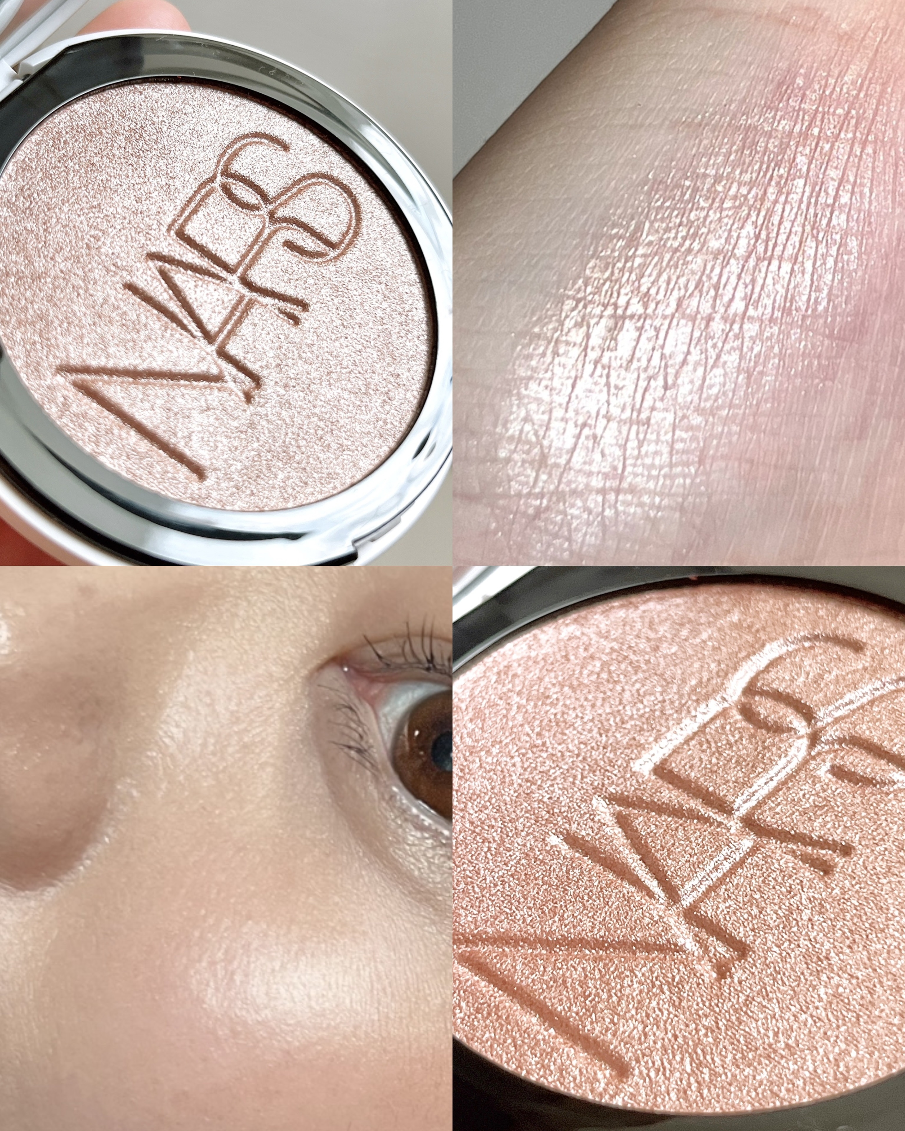 NARS ライトリフレクティング ルミナイジングパウダー/NARS/パウダーハイライトを使ったクチコミ（3枚目）