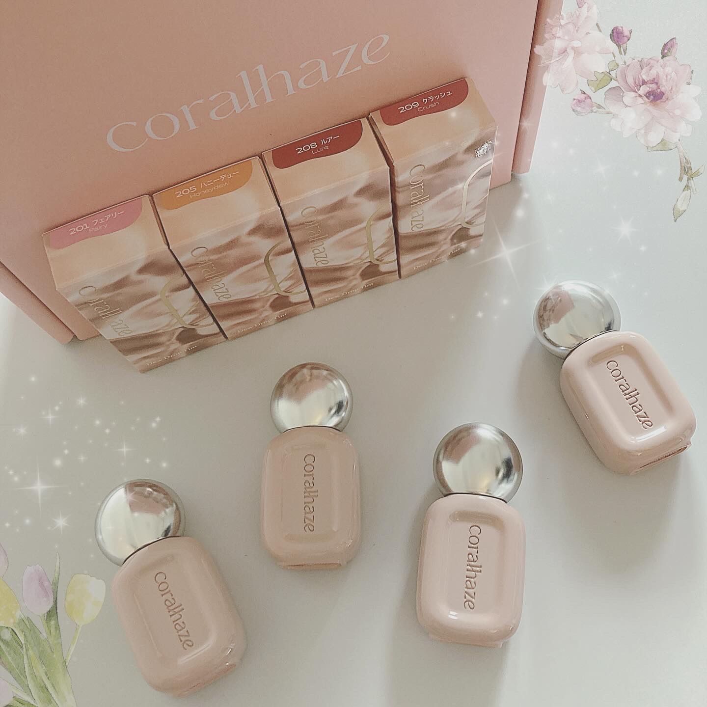 デュー ドロップ ティント/Coralhaze/リップティントを使ったクチコミ（1枚目）