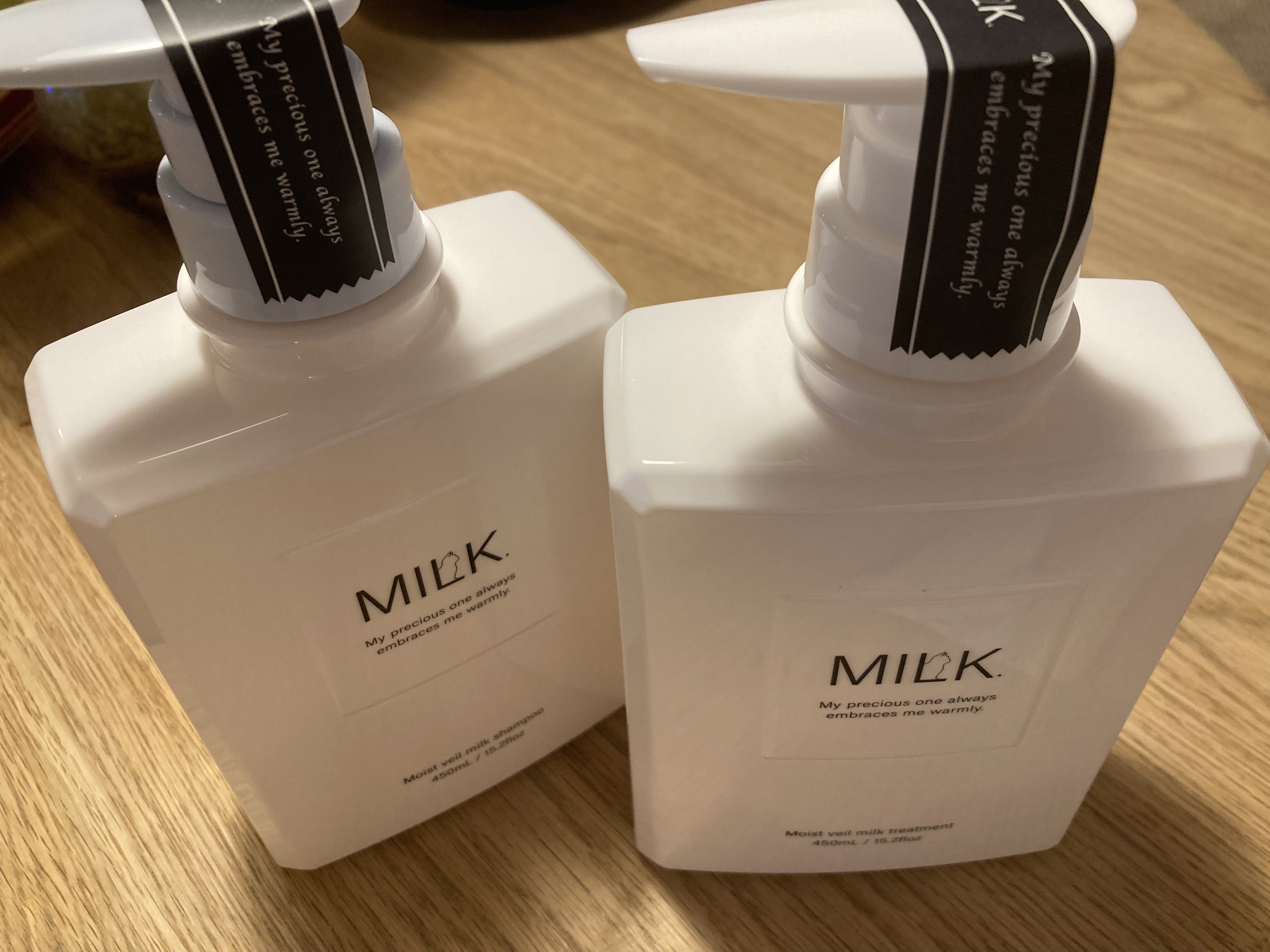 モイストヴェール シャンプー/トリートメント＜無香料＞/MILK./市販シャンプーを使ったクチコミ（1枚目）