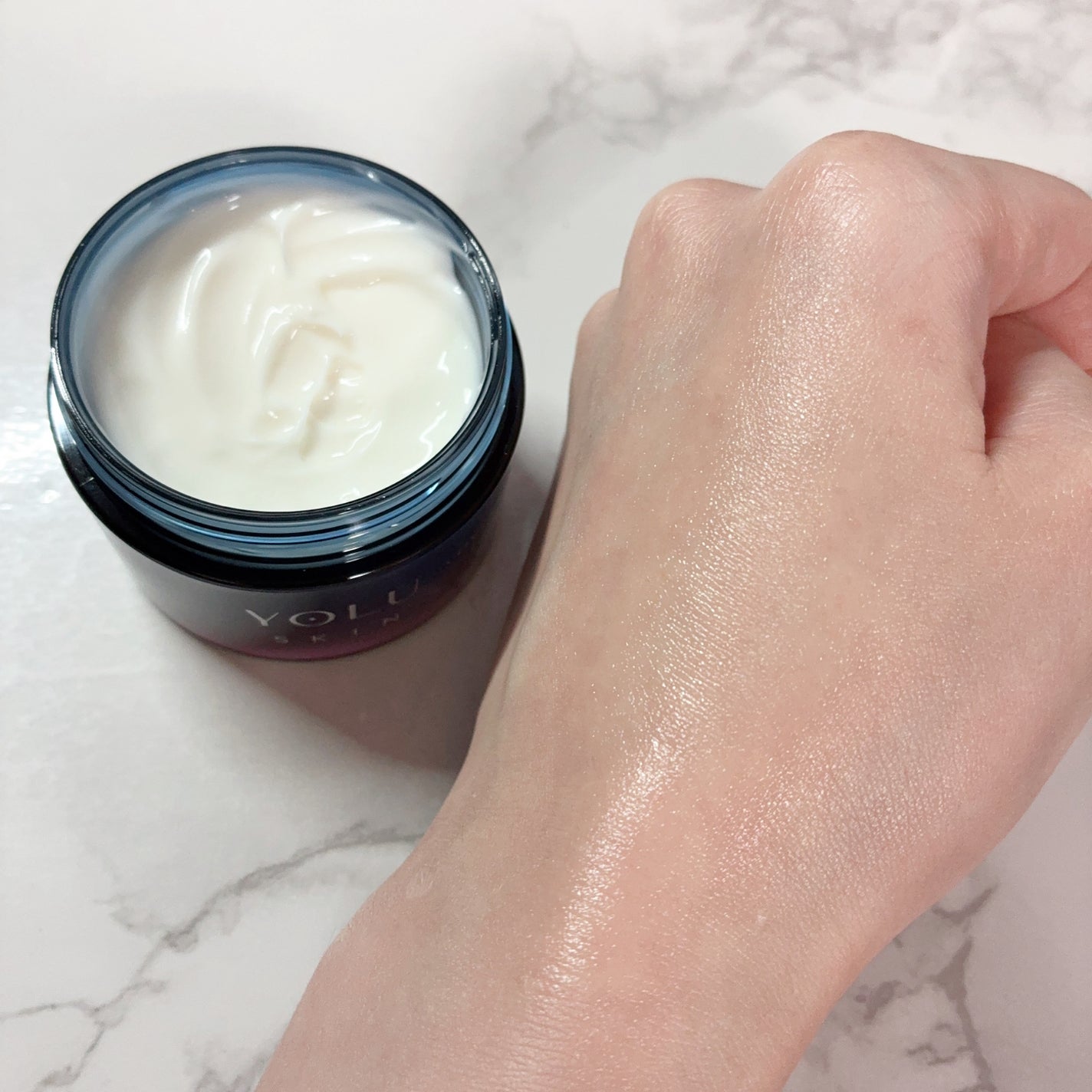 ヨル スキン オーバーナイトクリーム モイスト/YOLU/フェイスクリームを使ったクチコミ(5枚目)