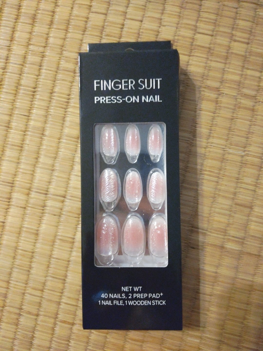 ネイルチップ(シールタイプ) PURE BLUSH/FINGER SUIT/ネイルチップ・パーツを使ったクチコミ（1枚目）