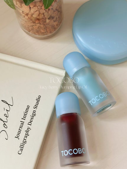ジューシーベリープランピングリップオイル/TOCOBO/リップグロスを使ったクチコミ(1枚目)