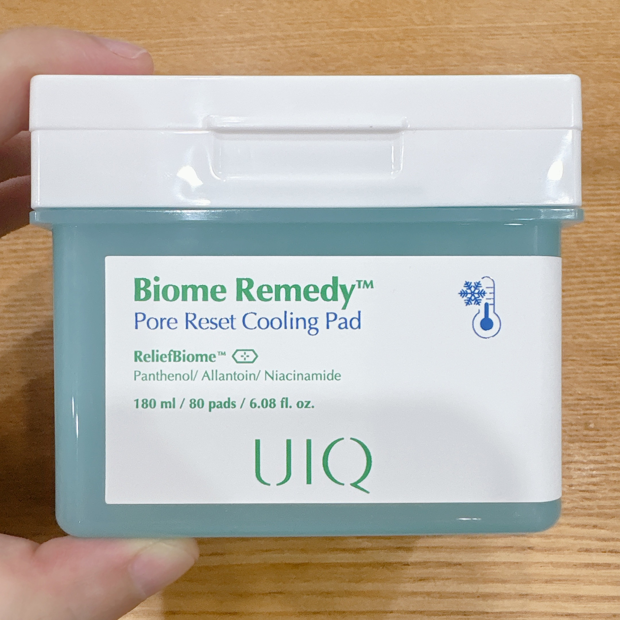バイオームレメディポアリセットクーリングパッド/UIQ/トナーパッドを使ったクチコミ（2枚目）