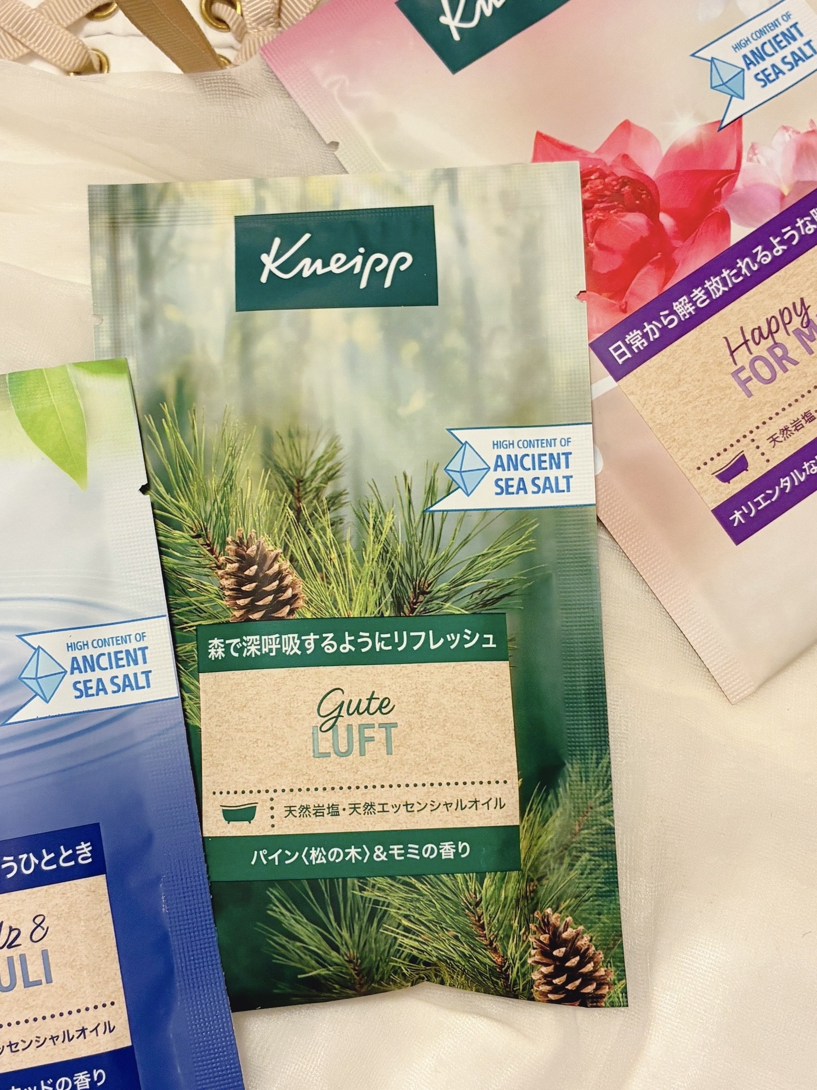 クナイプ グーテルフト バスソルト パイン<松の木>&モミの香り 50g/クナイプ/無機塩系入浴剤を使ったクチコミ（1枚目）