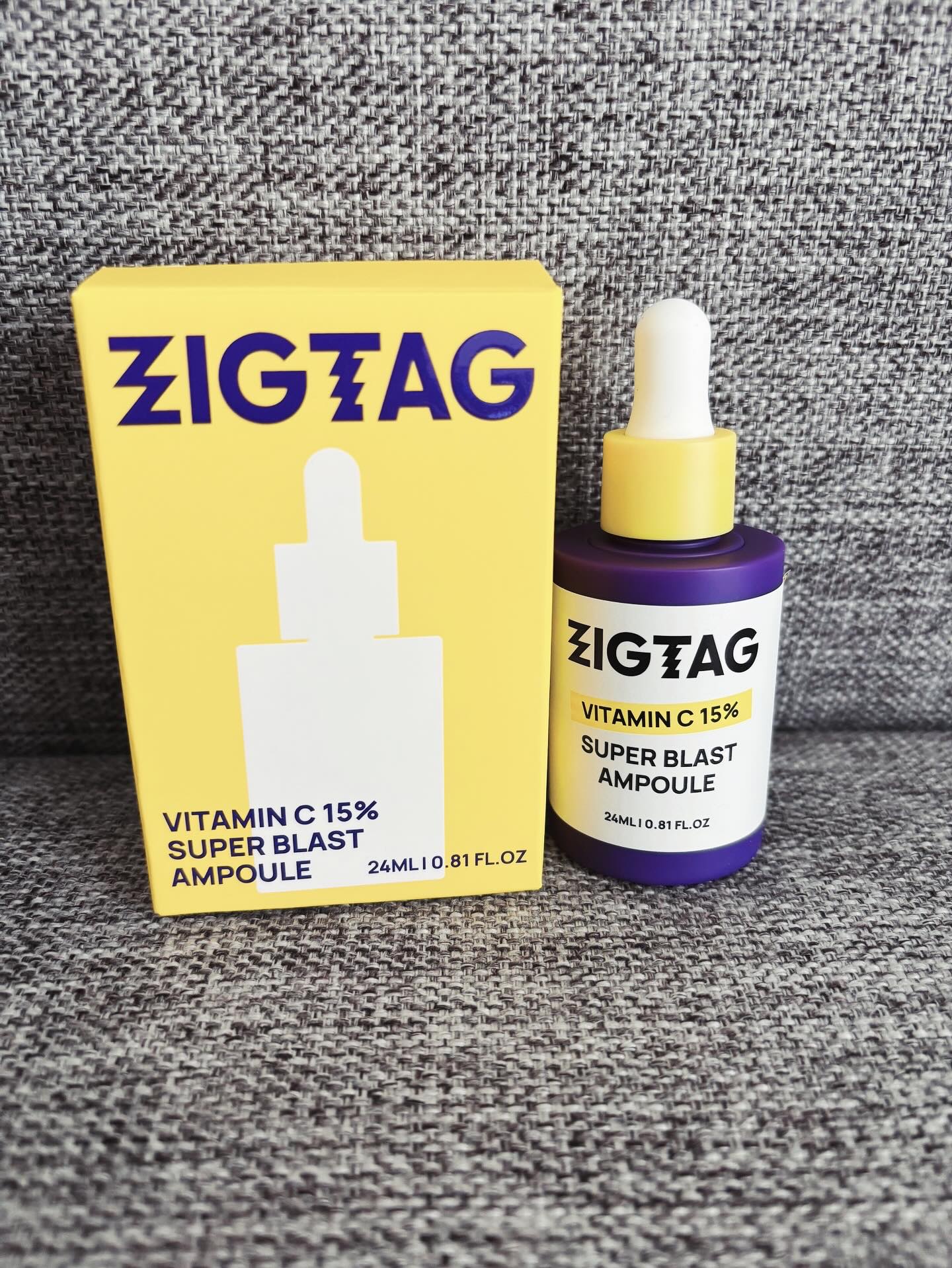 ビタミンC15%スーパーブラストアンプル/ZIGTAG/美容液を使ったクチコミ（1枚目）